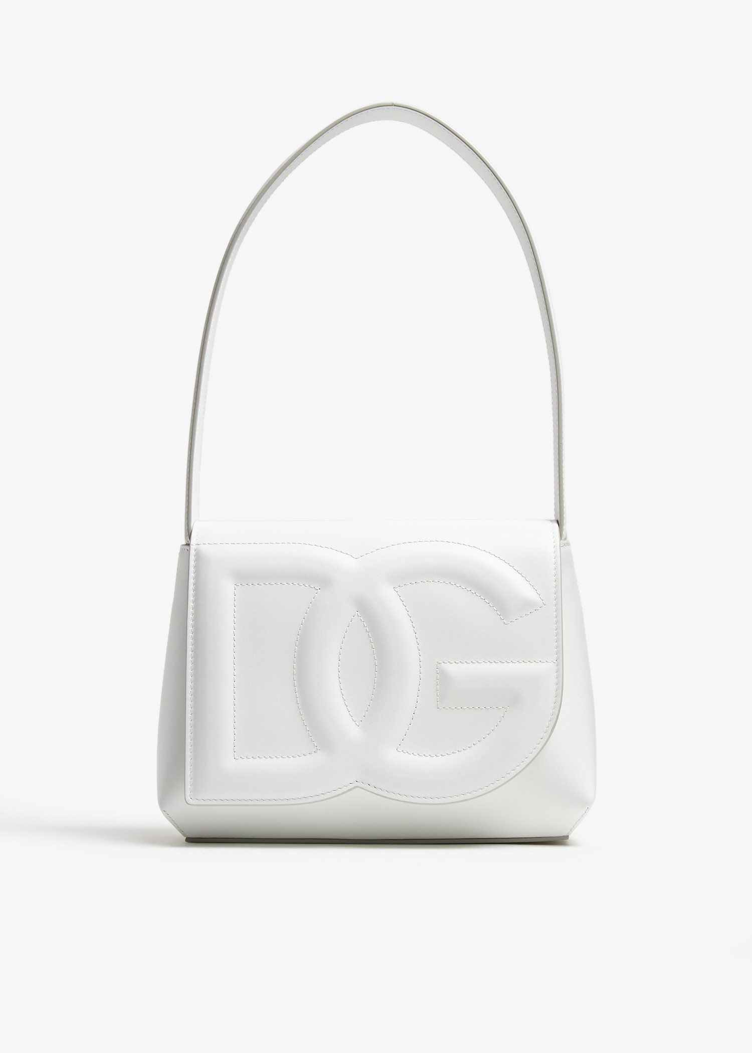 DG logo shoulder bag, White