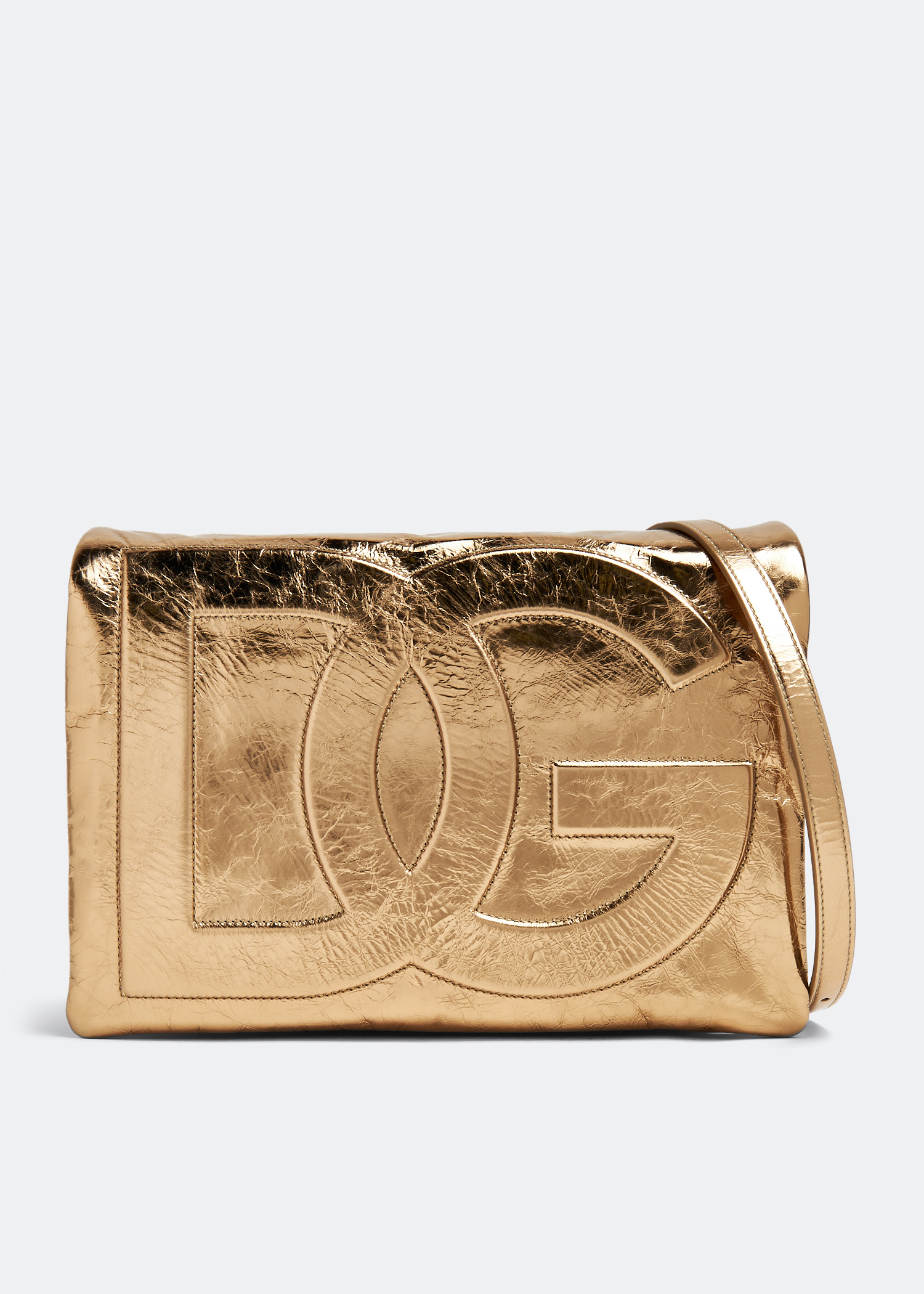 

Soft DG logo crossbody bag, Gold