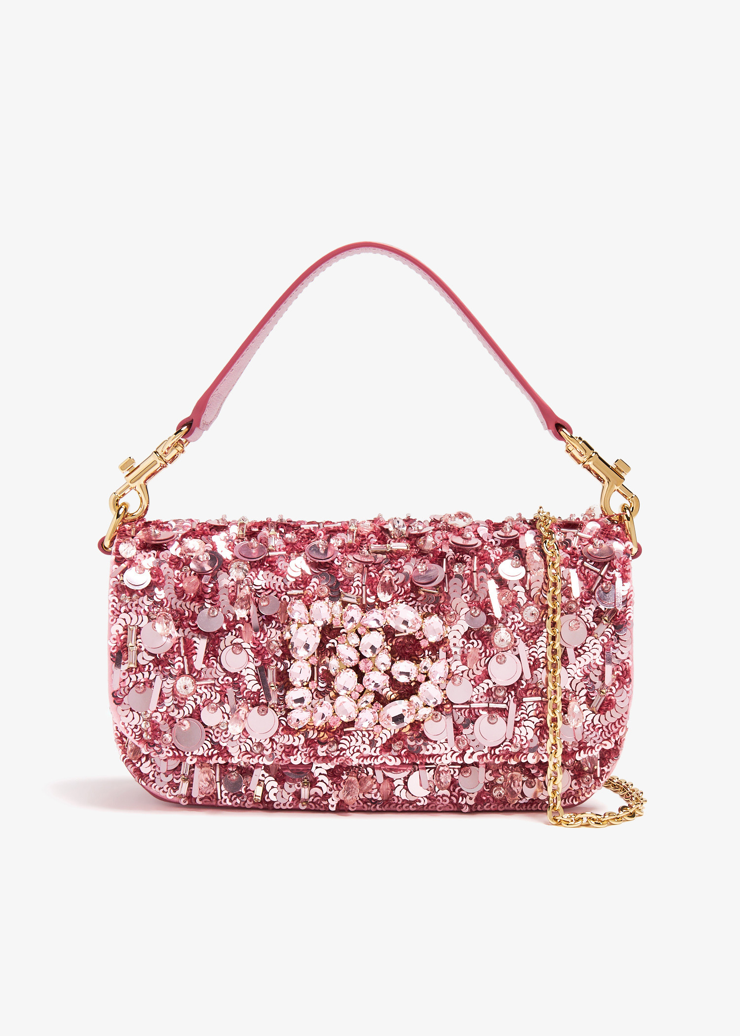 Dolce&Gabbana 3.5 logo bag for Women - Pink in UAE | Level Shoes