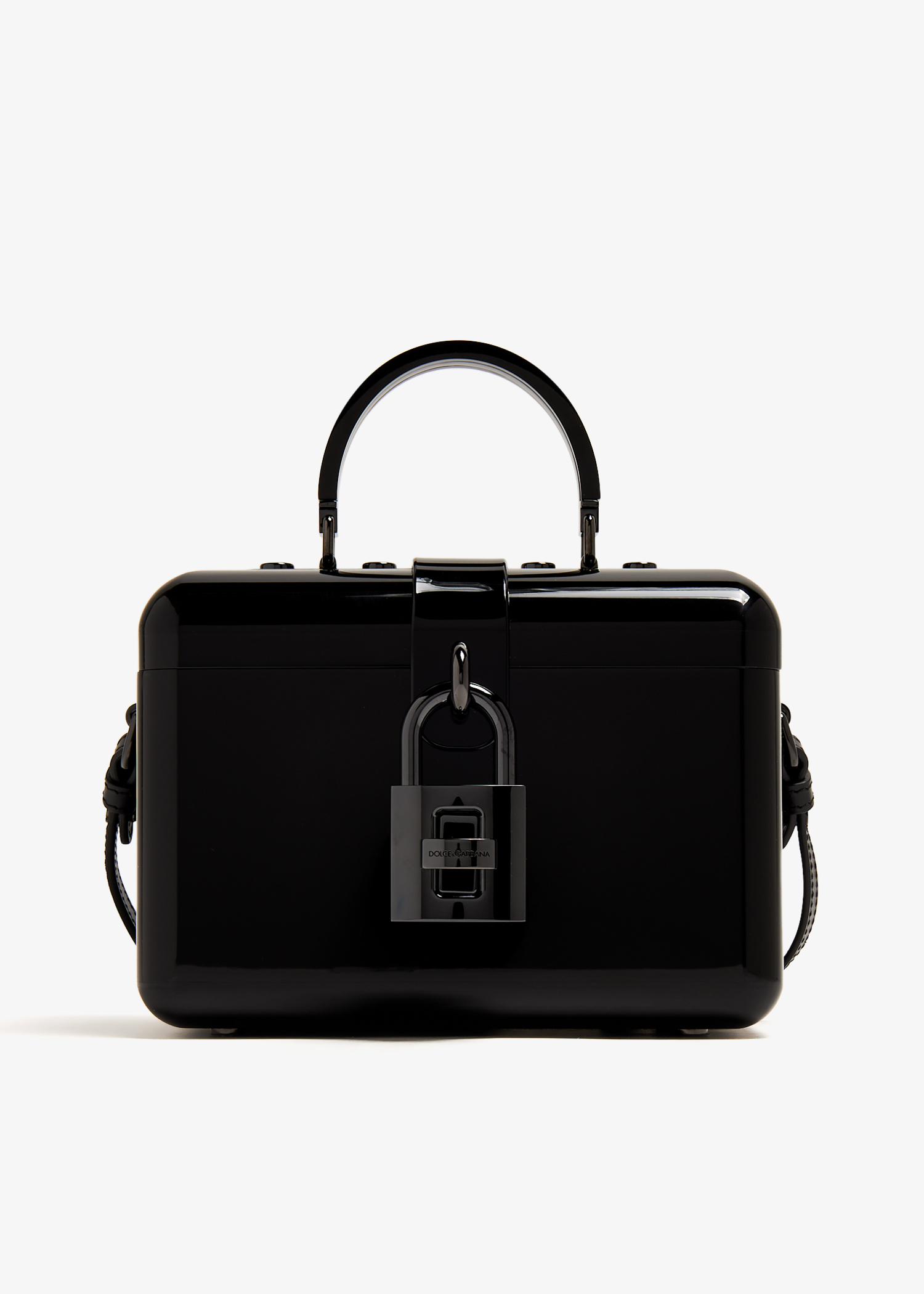 

Dolce box handbag, Black