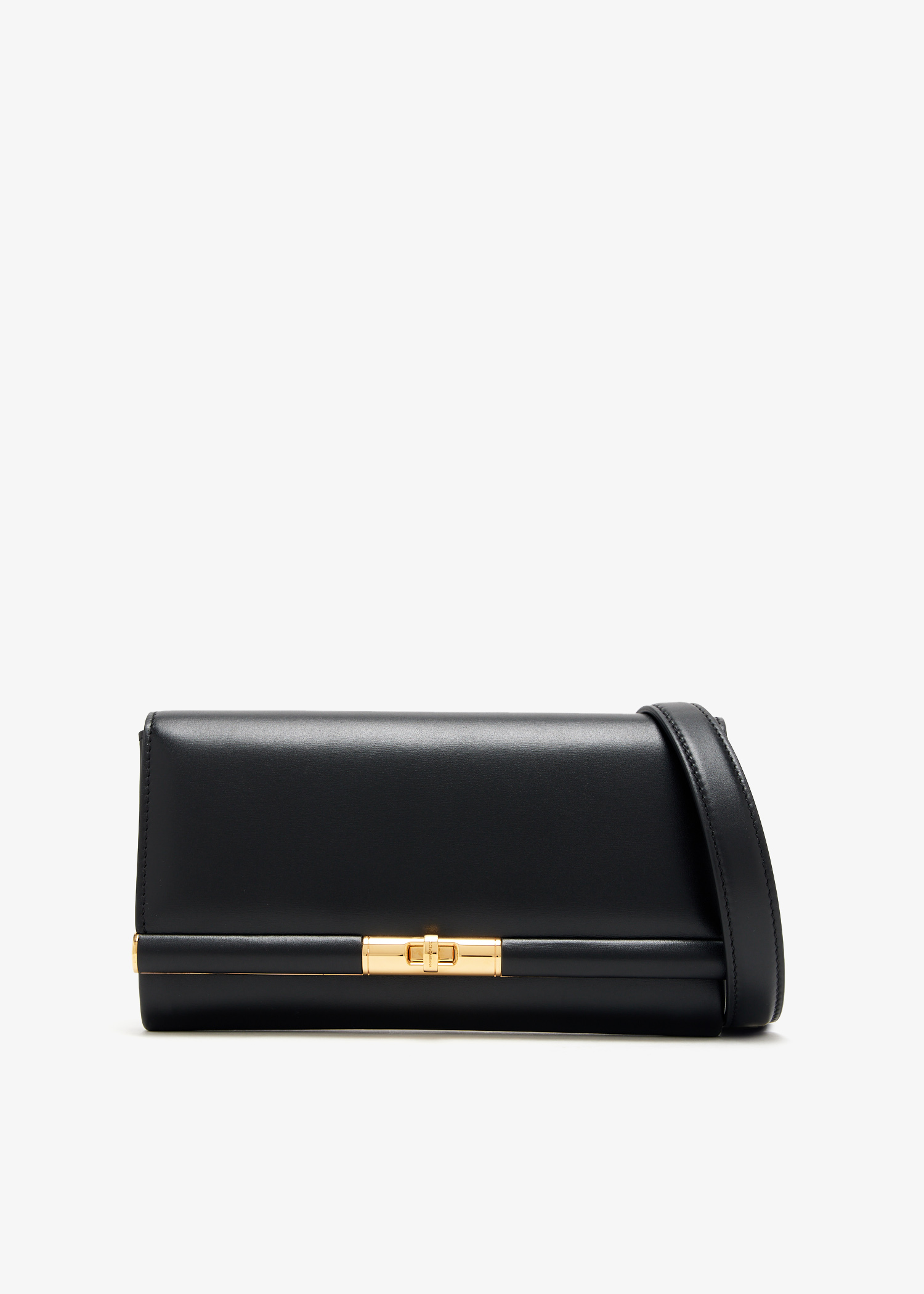 Saint laurent le 90 small leather shoulder bag best sale