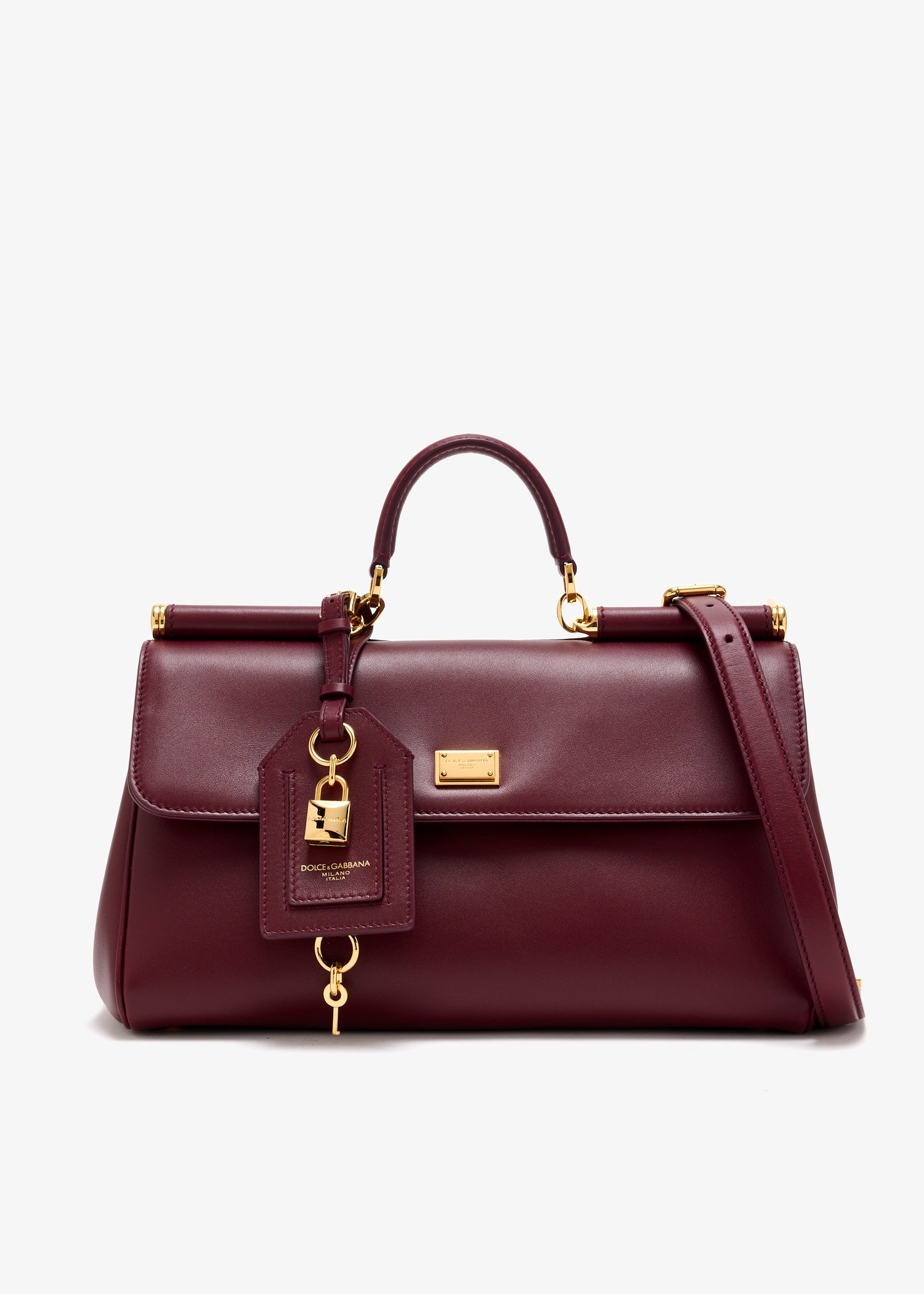 ショルダーバッグ・ポシェット Dolce & Gabbana 'My Sicily' Plonge Calf Leather Handbag My Sicily handbag in plongé calfskin in Black for Women