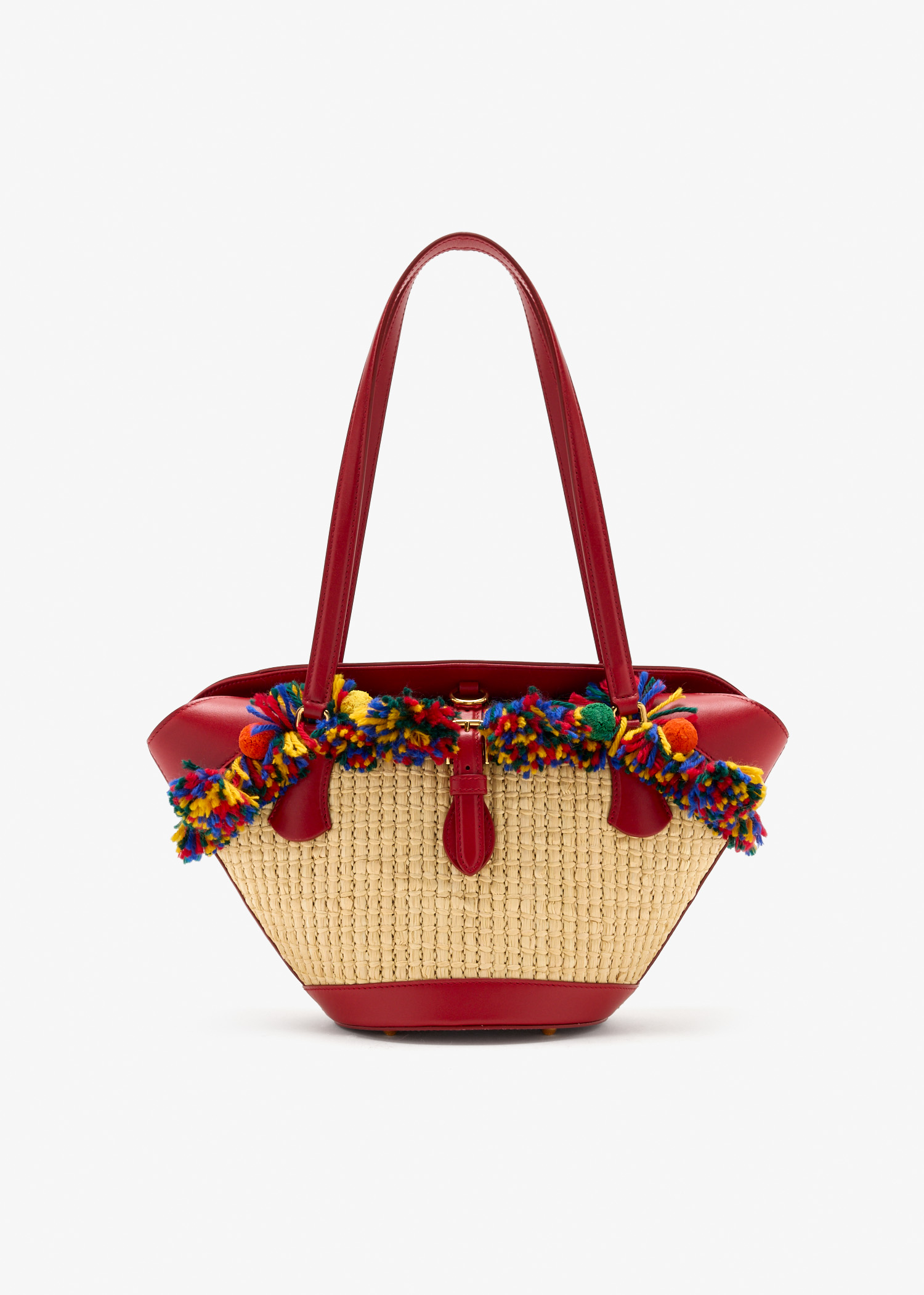 

Coffa Capri raffia bag, Beige
