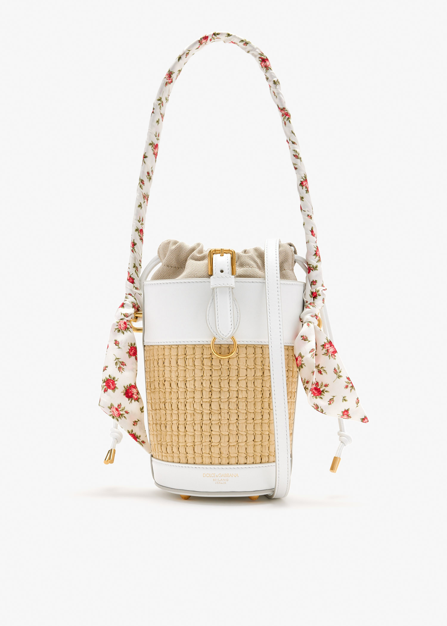

Capri bucket bag, White