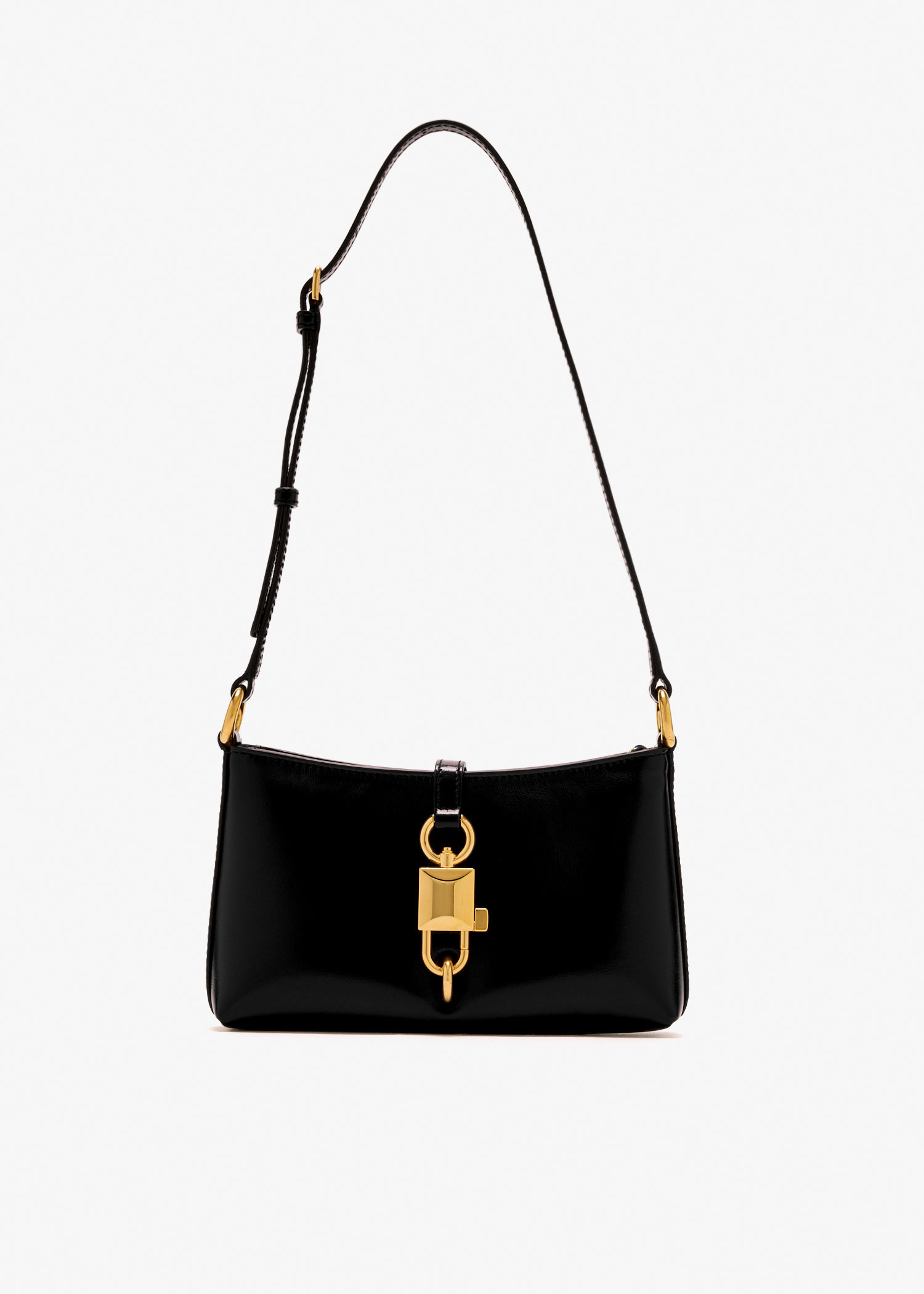 

Lock shoulder bag, Black