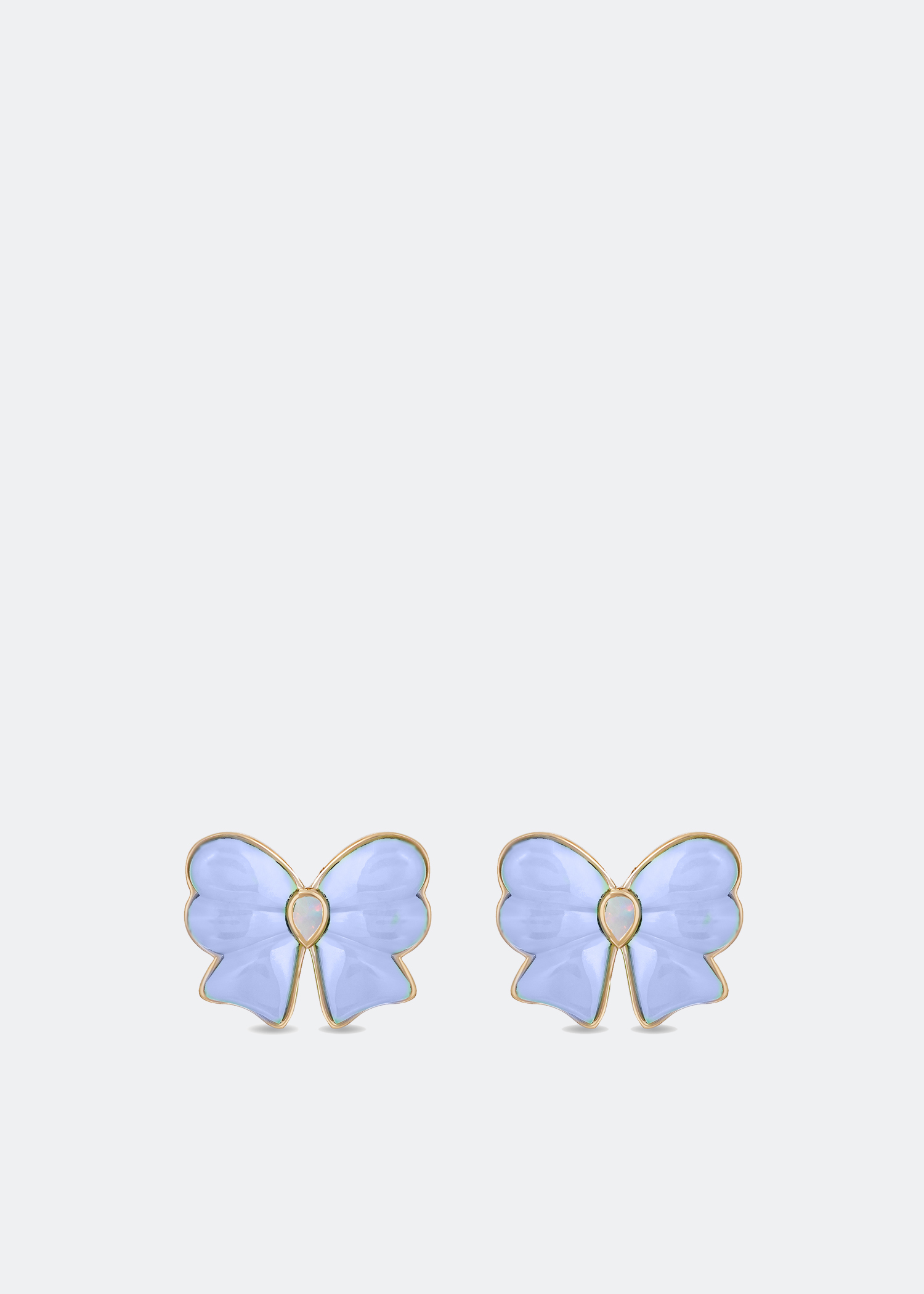 

Berkely Bow studs, Gold