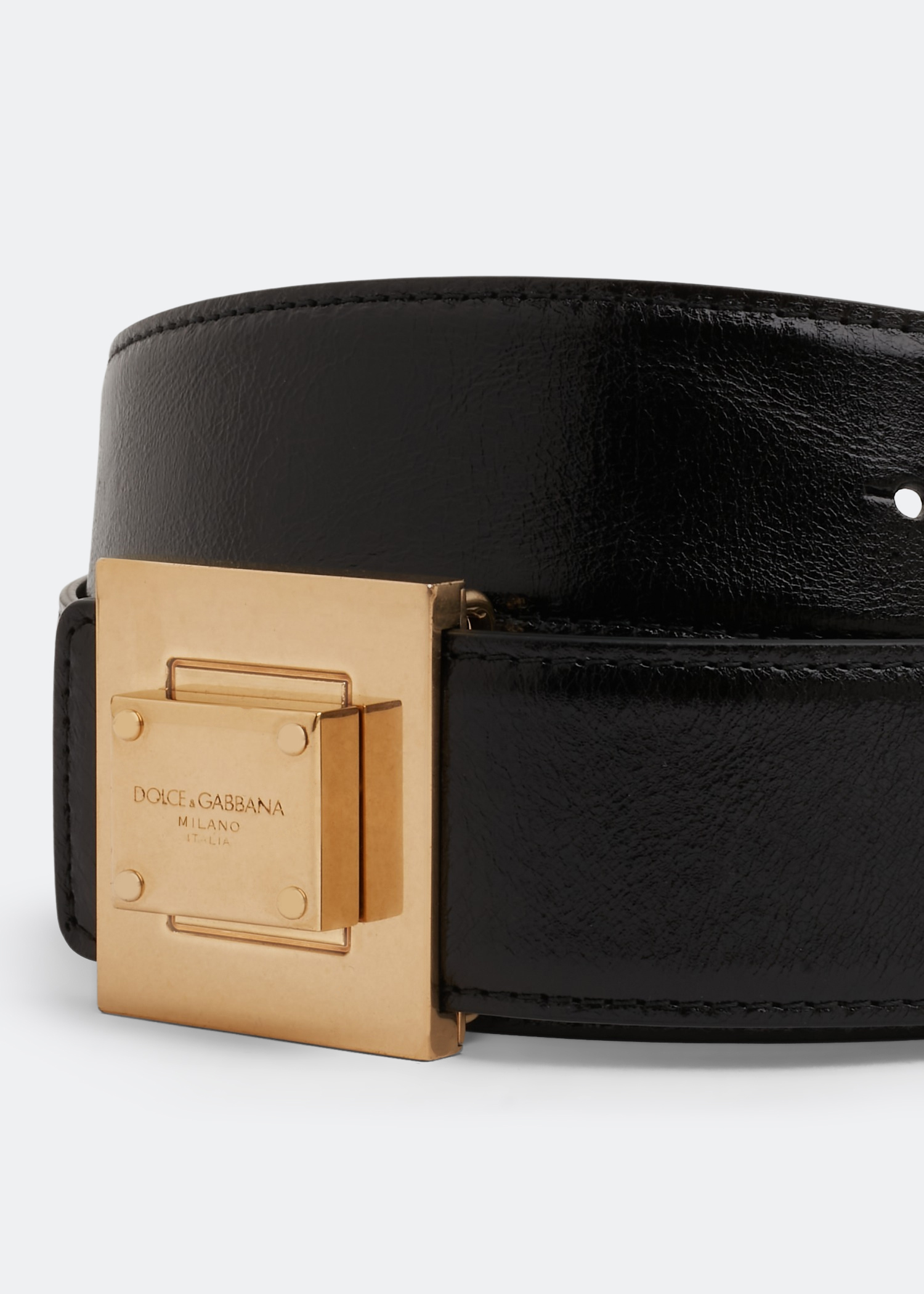 

Mino calfskin belt, Black