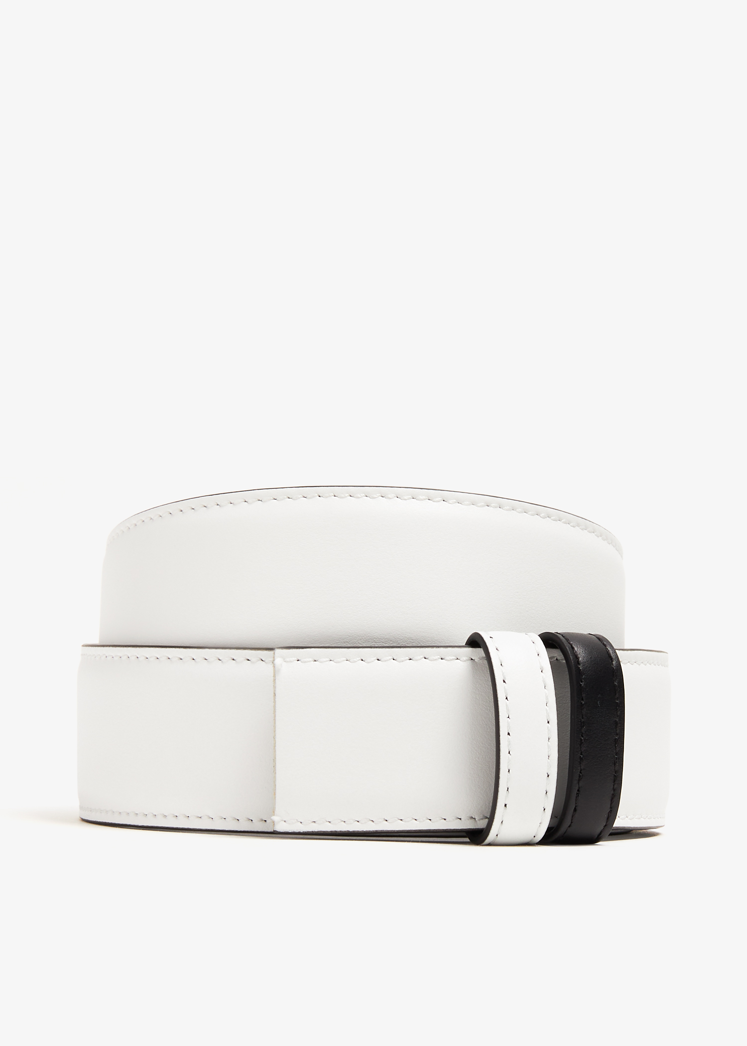 

Reversible belt strap, White