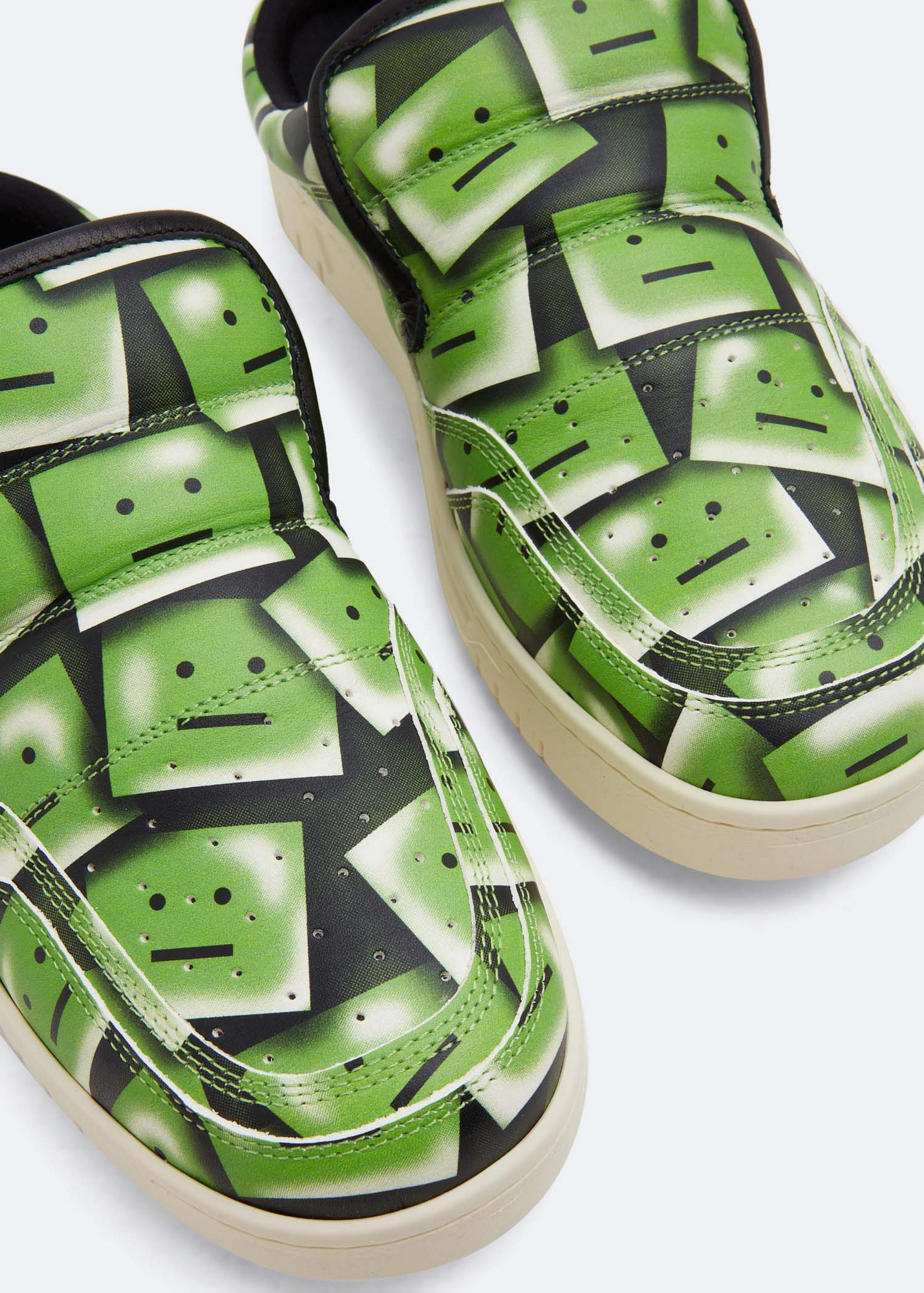 

Face slip-on sneakers, Green
