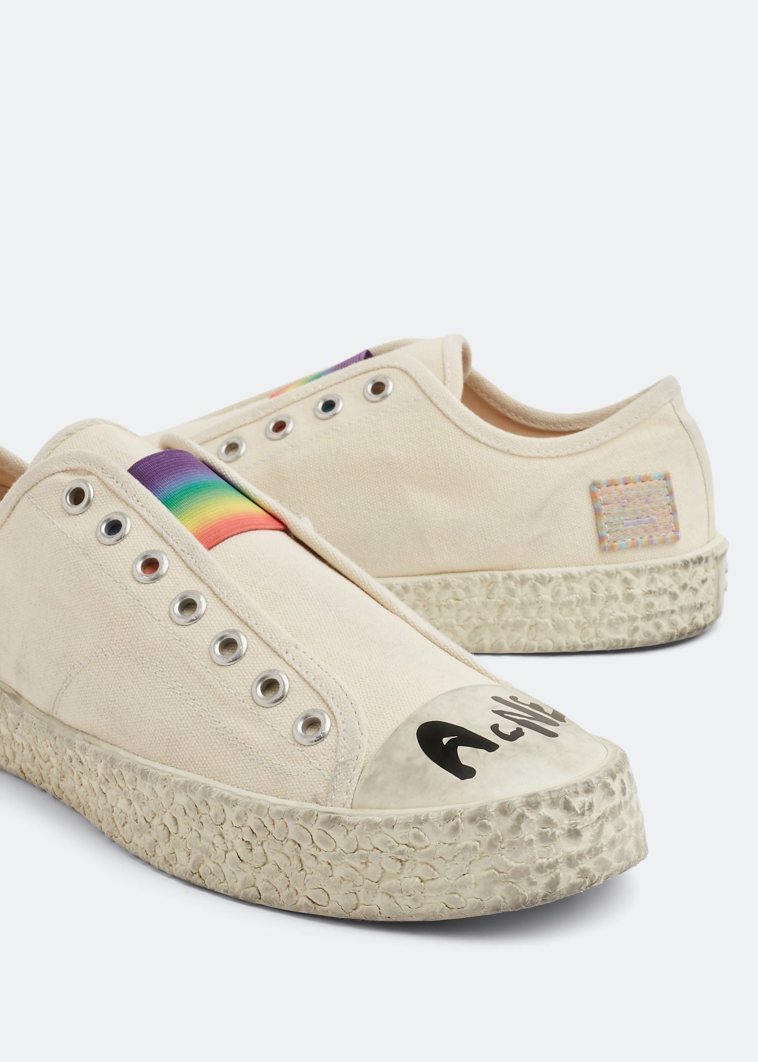 

Rainbow sneakers, White