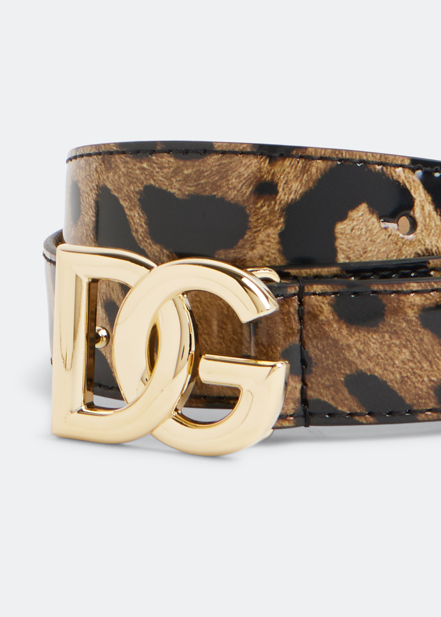 

Kim DG logo belt, Animal print