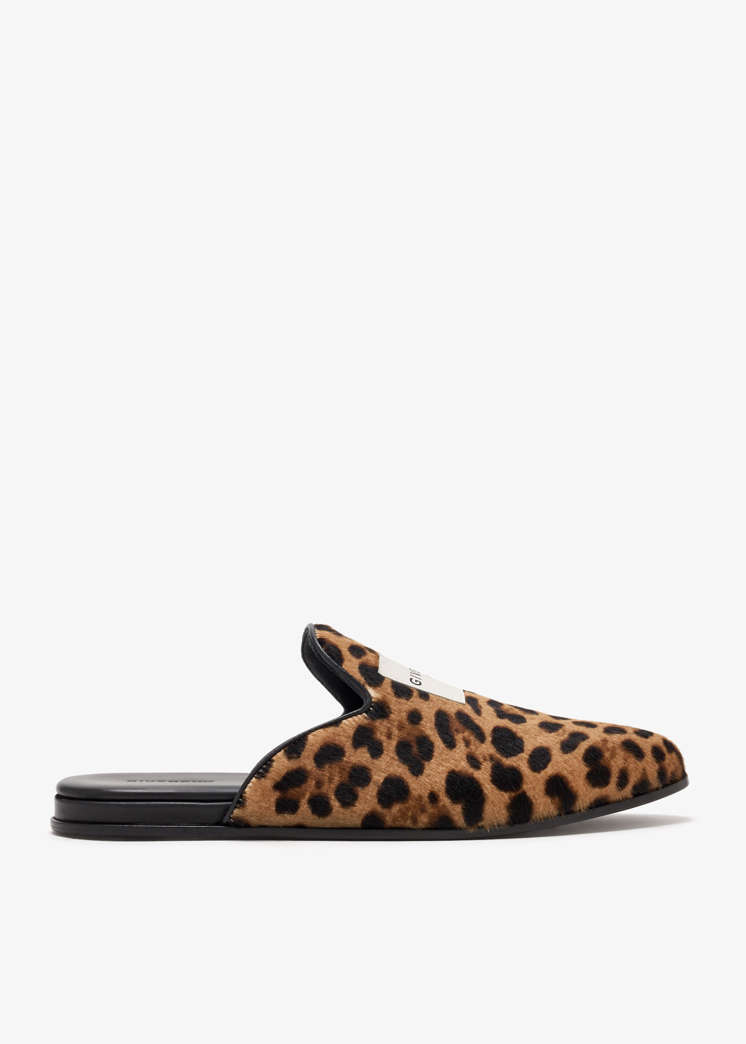 

Label flat slippers, Animal printed