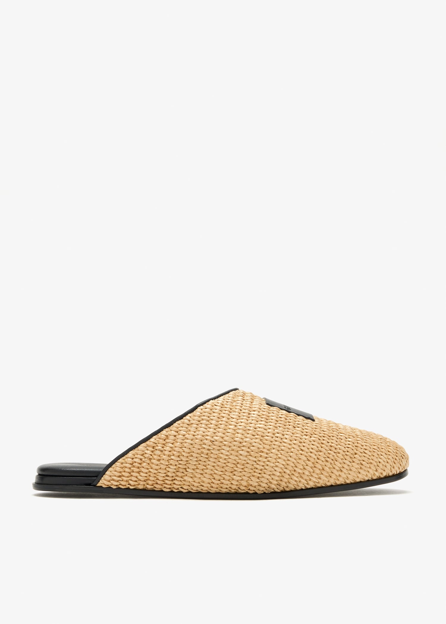 

Label slippers, Beige