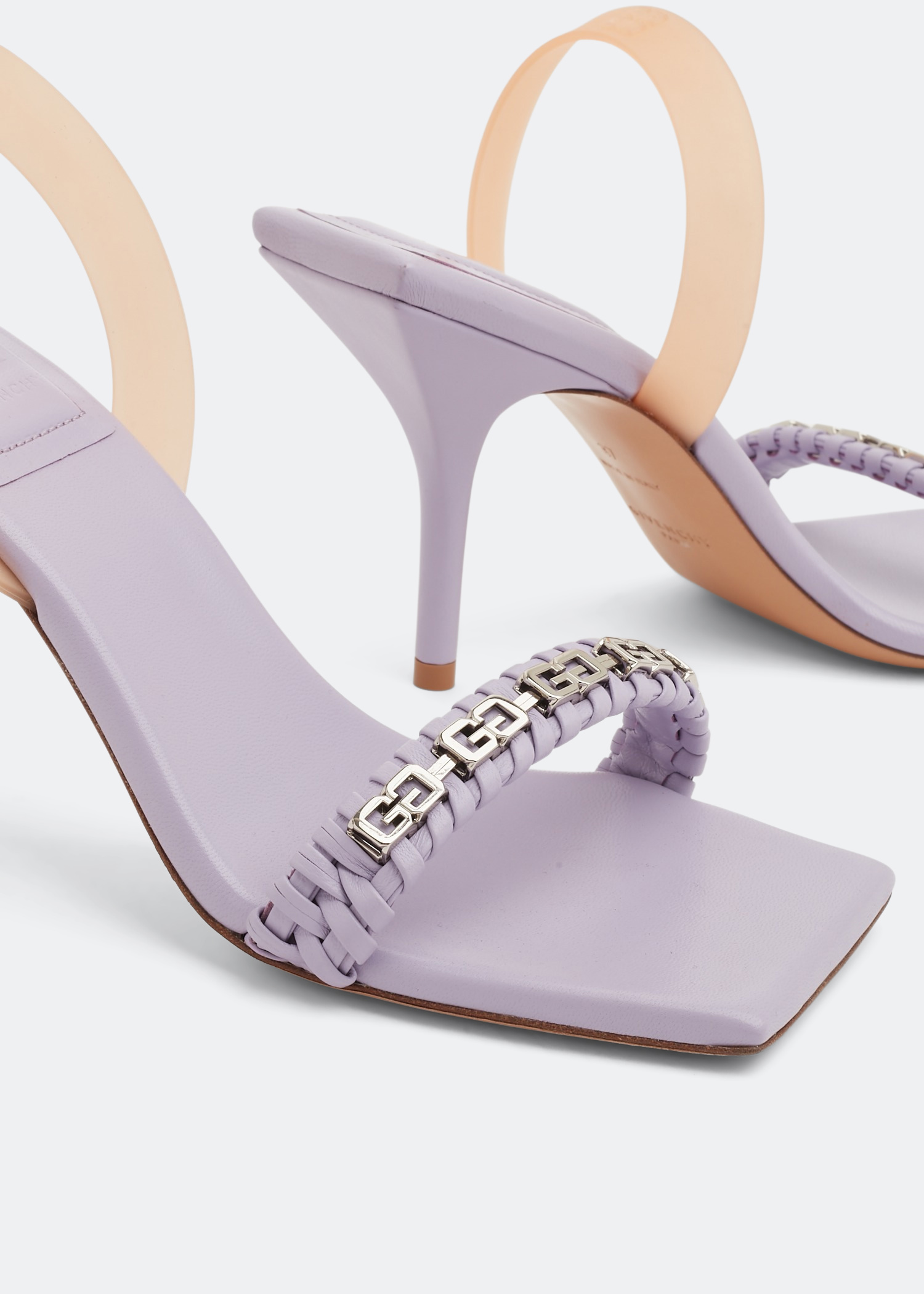 

G woven sandals, Purple