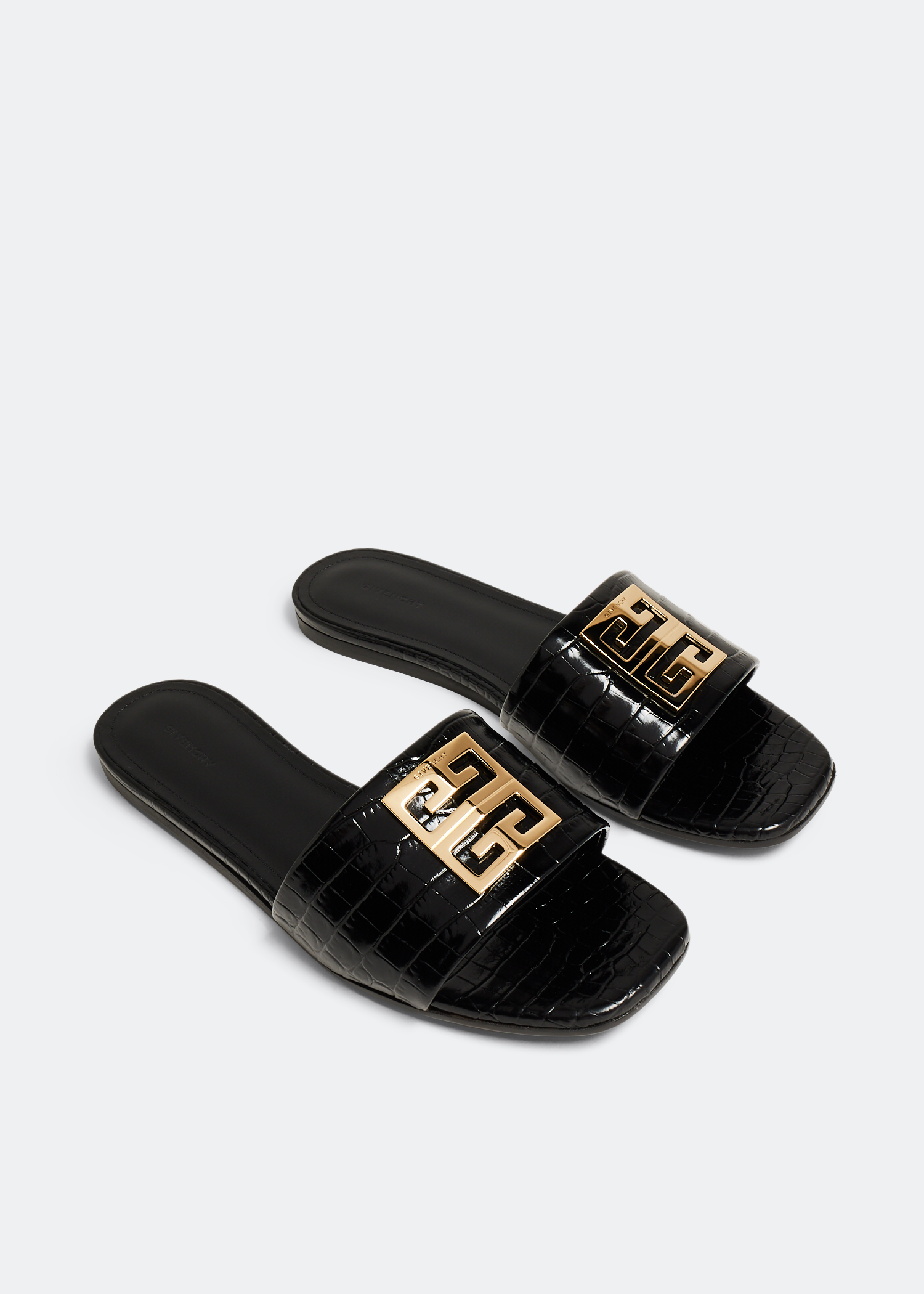 Givenchy 4G flat sandals for Women Black in UAE Level Shoes