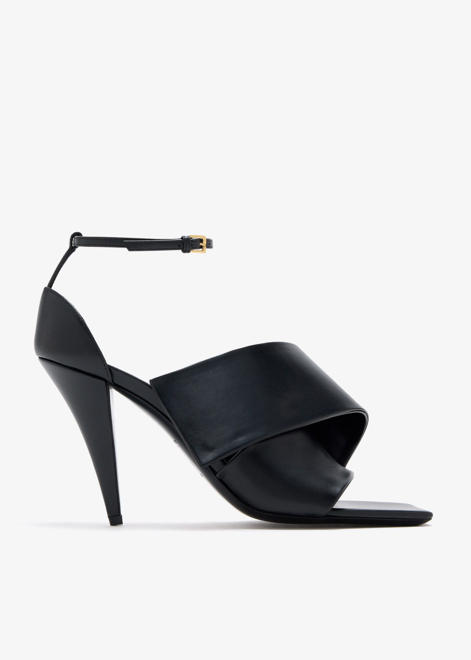 

Sliced Square sandals, Black