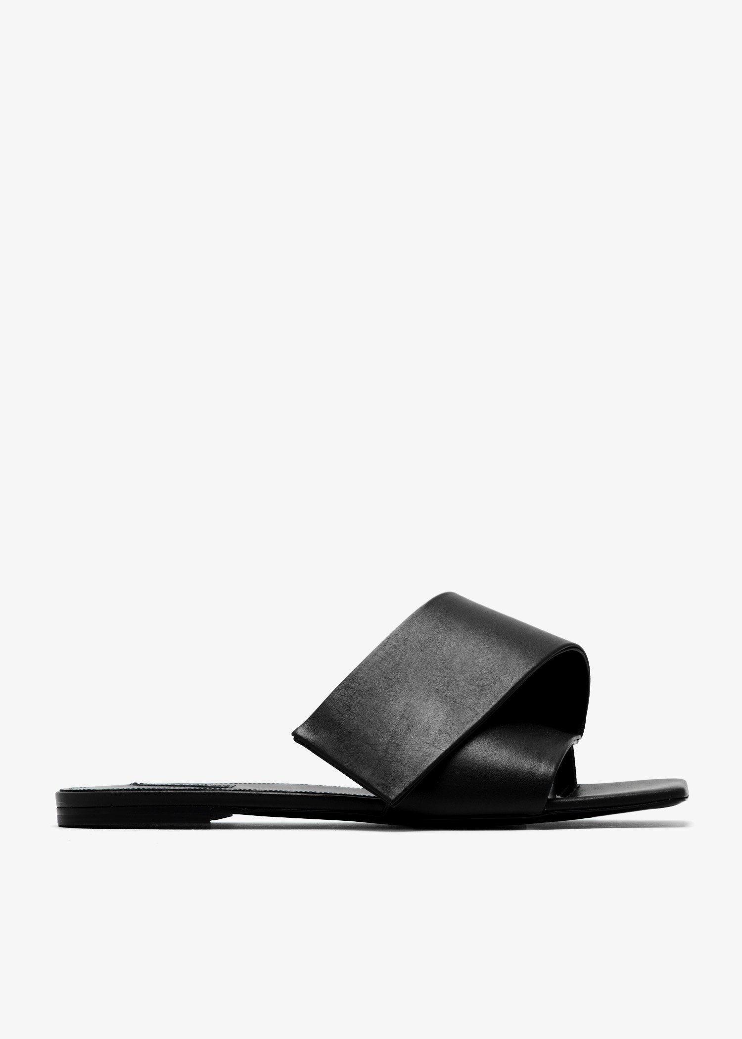

Sliced Square sandals, Black