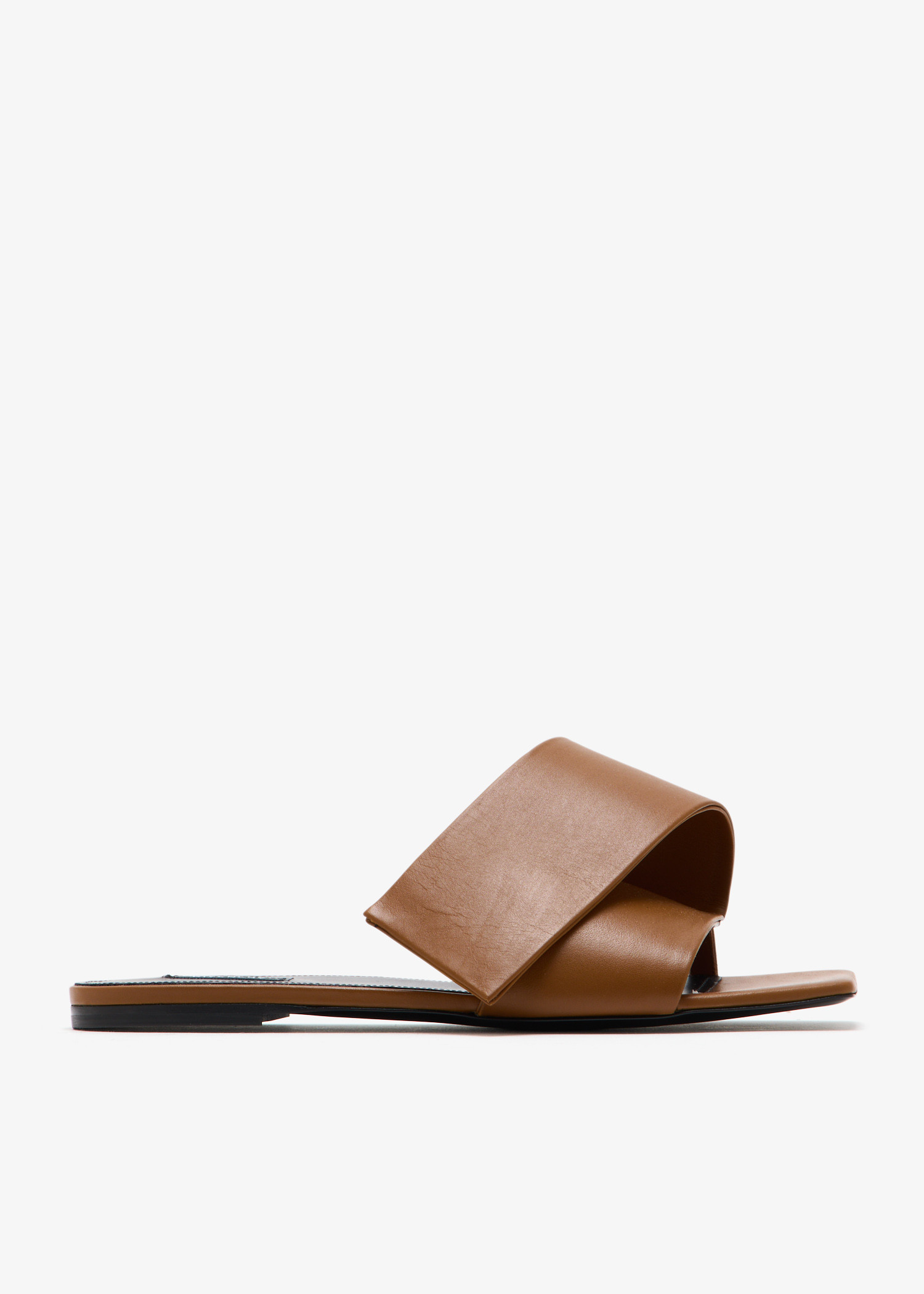

Sliced Square sandals, Brown