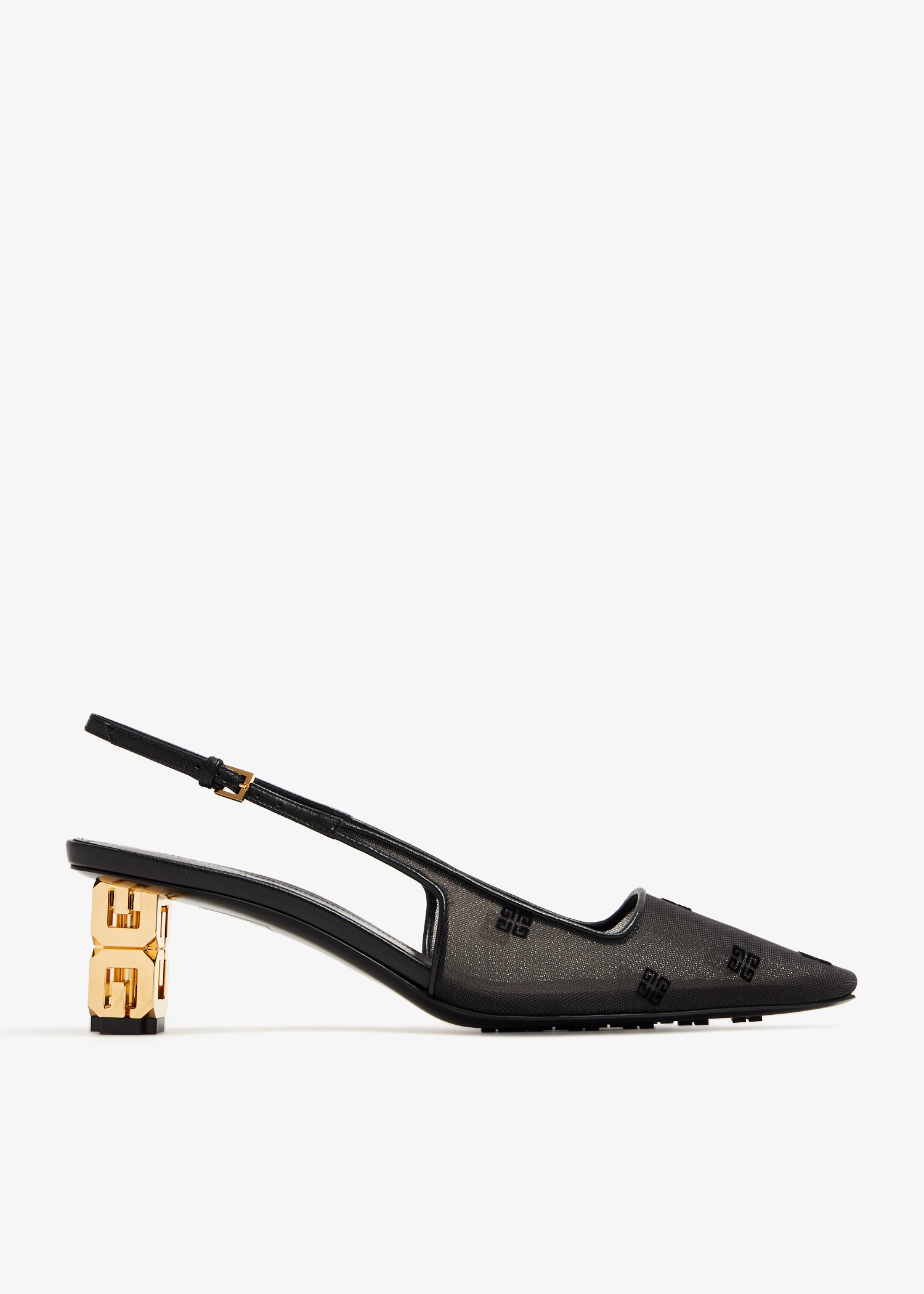 

G Cube slingback pumps, Black