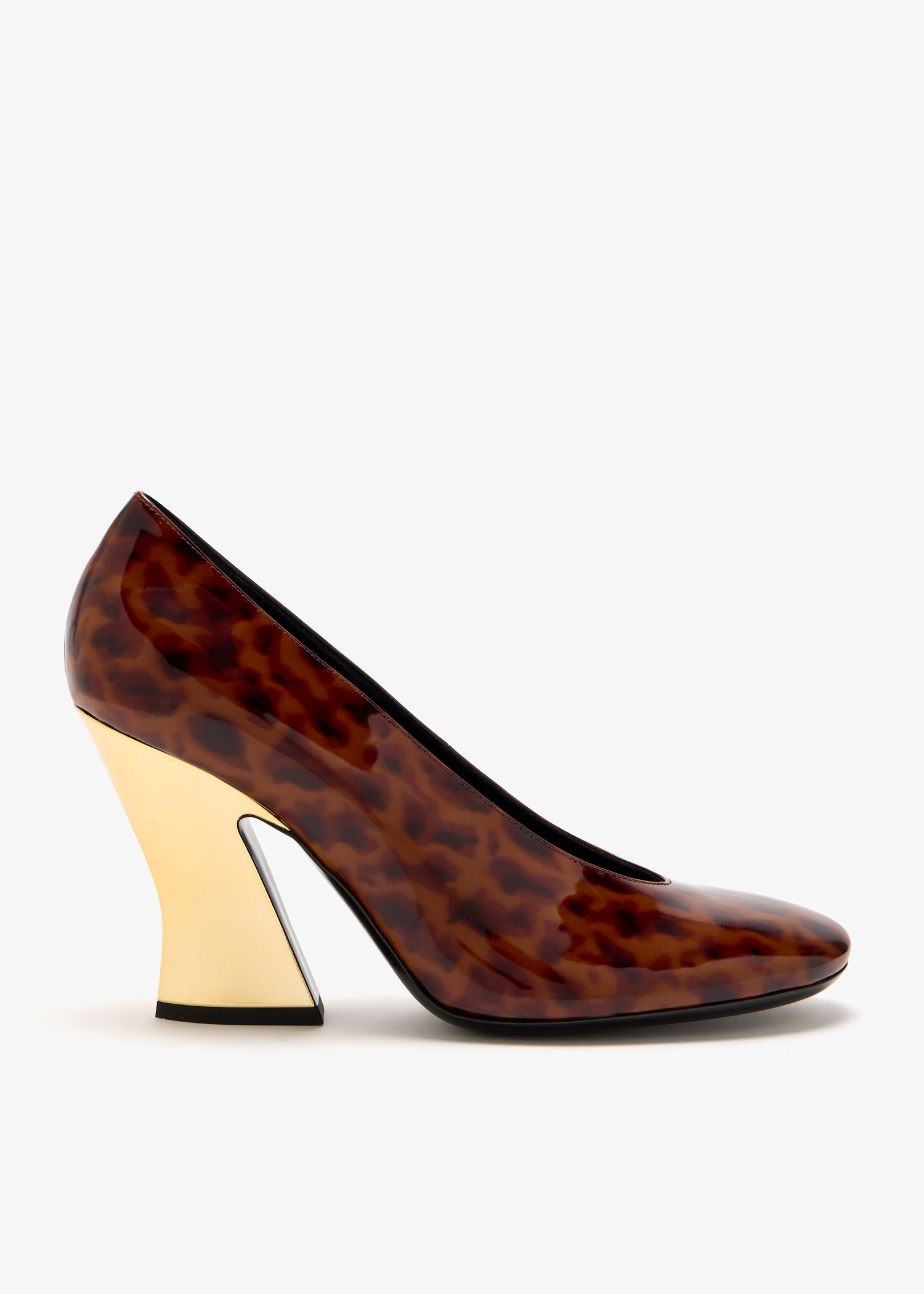

Sculpted pumps, Brown