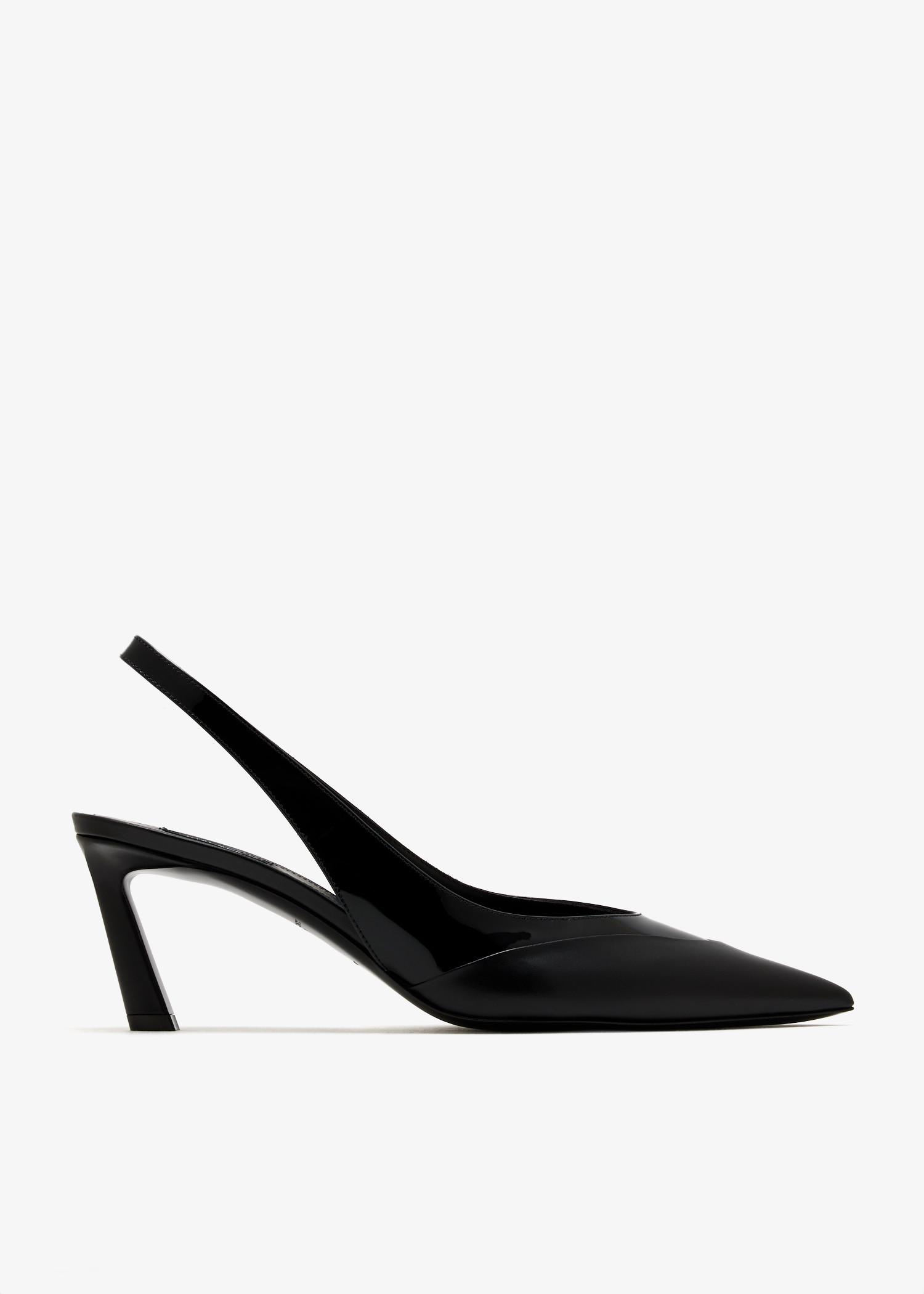 

Spiky slingback pumps, Black