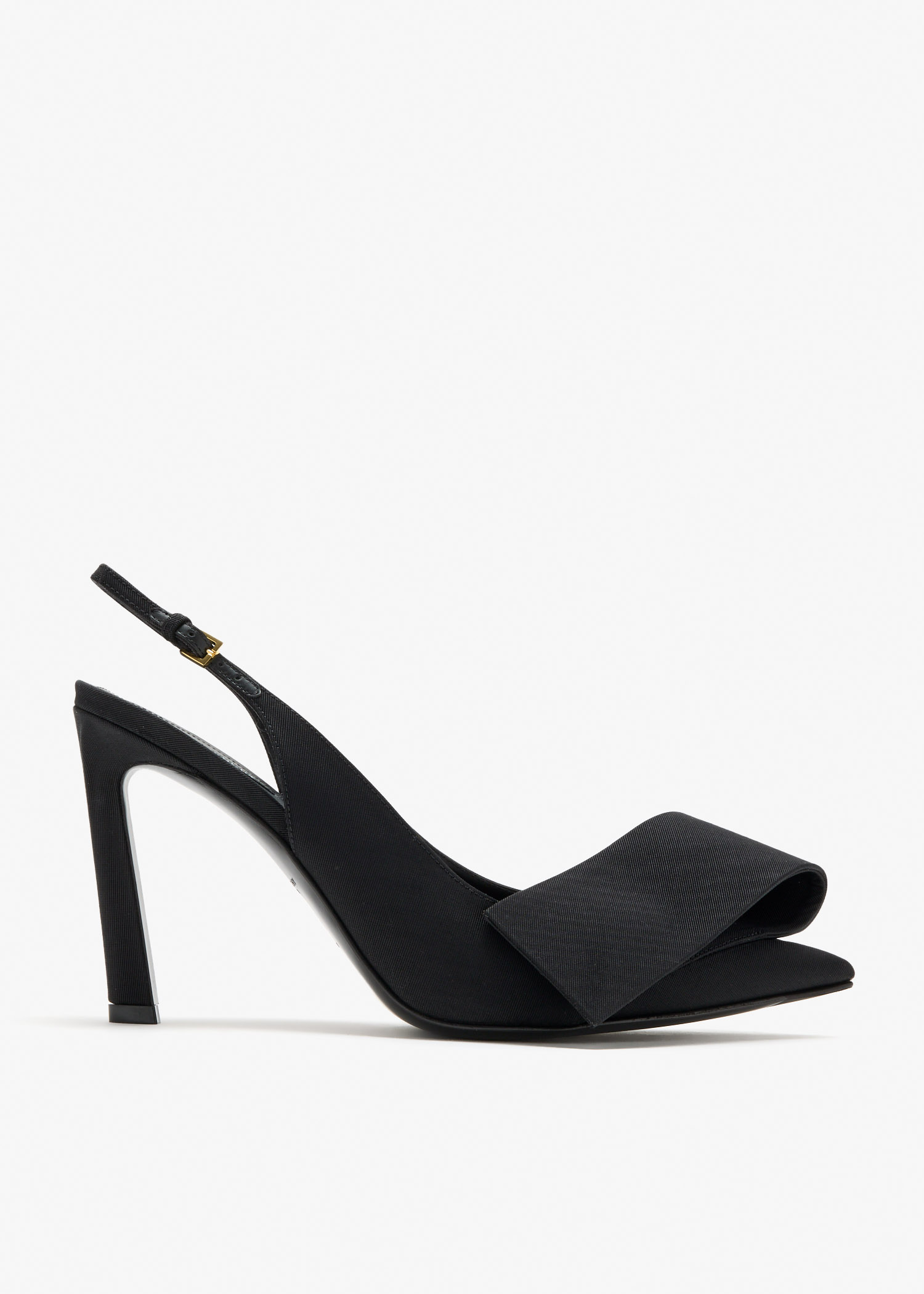 

Twisted Ribbon slingbacks pumps, Black