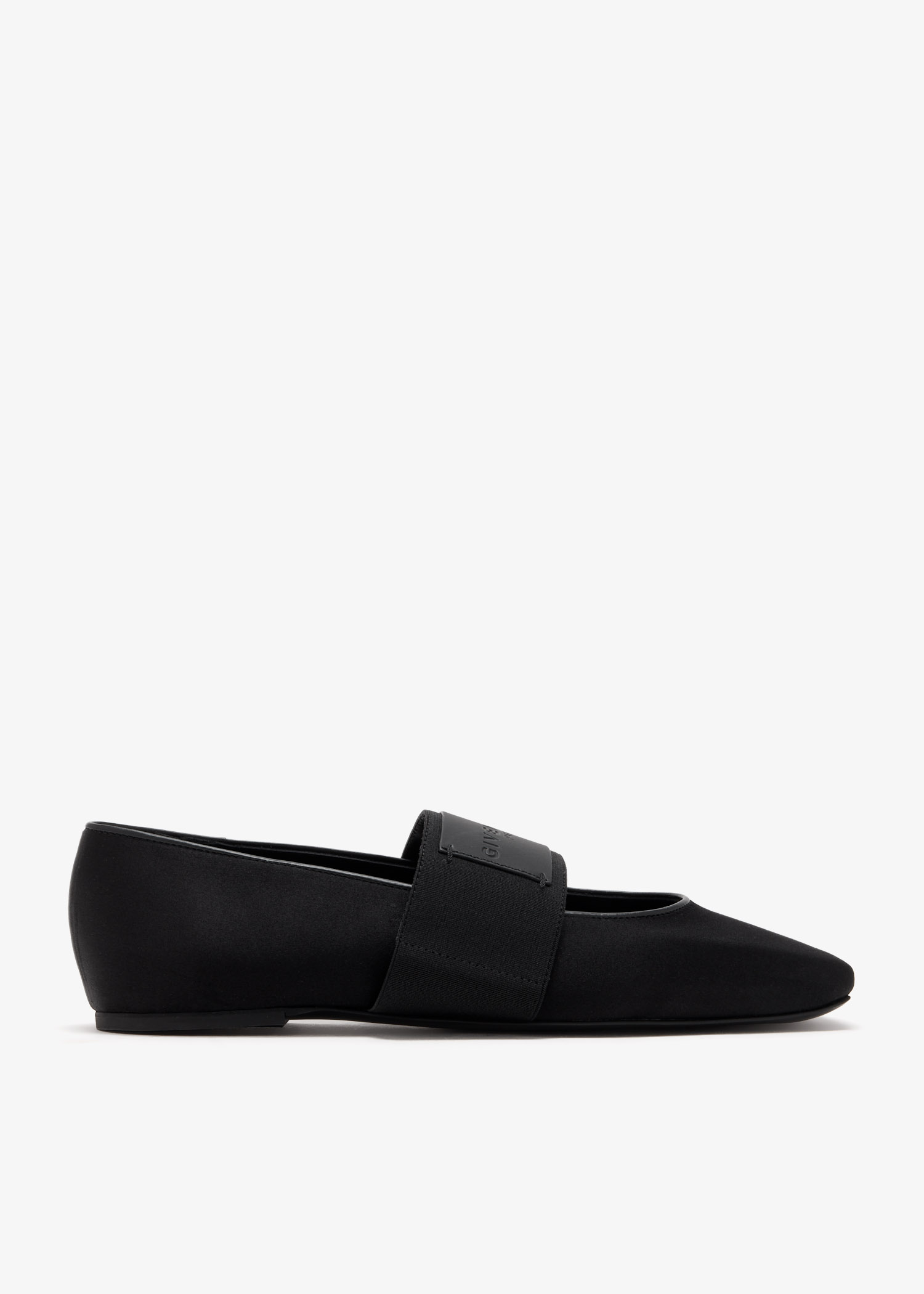 

Sliced Square ballerinas, Black