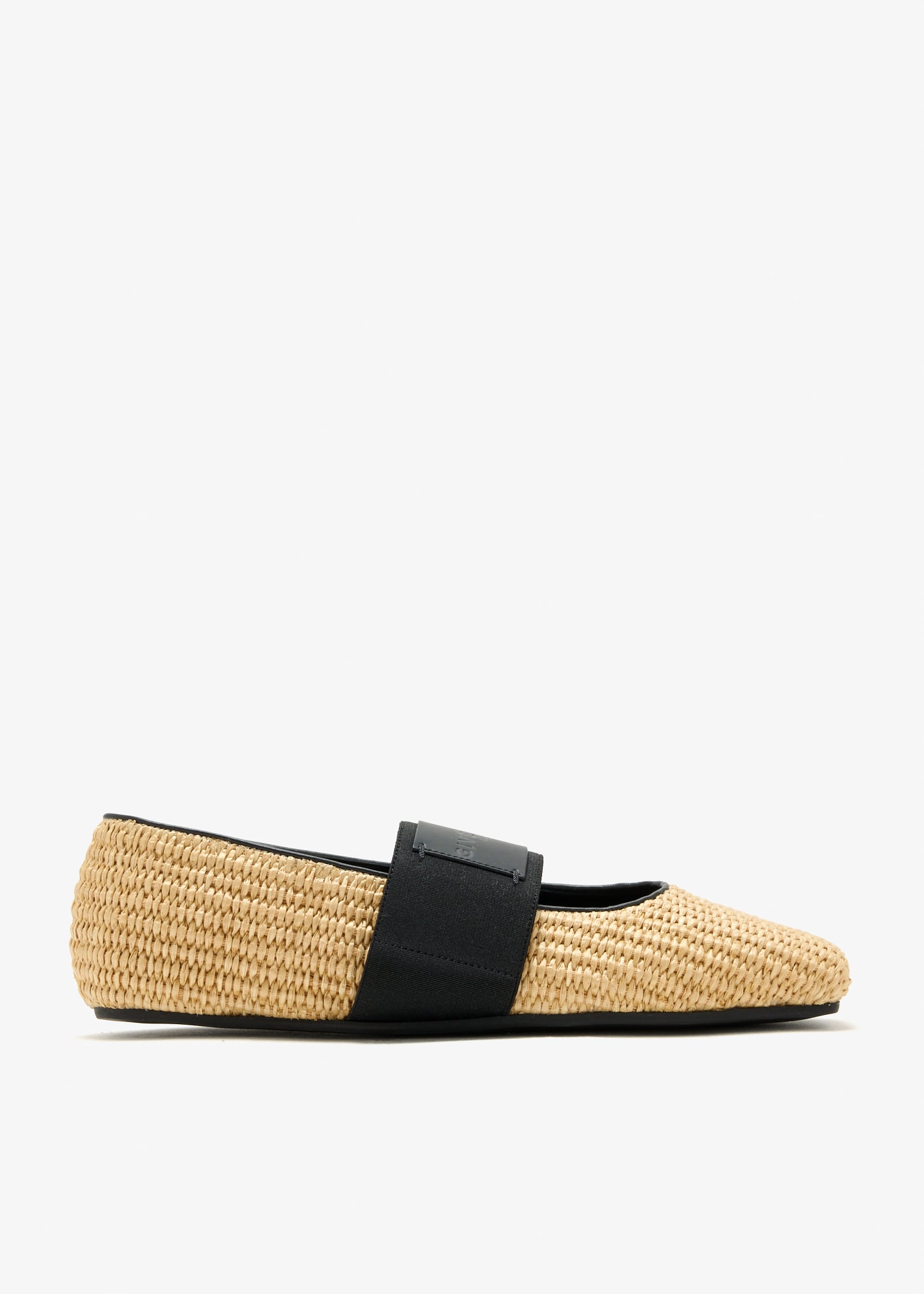 

Sliced Square ballerinas, Beige