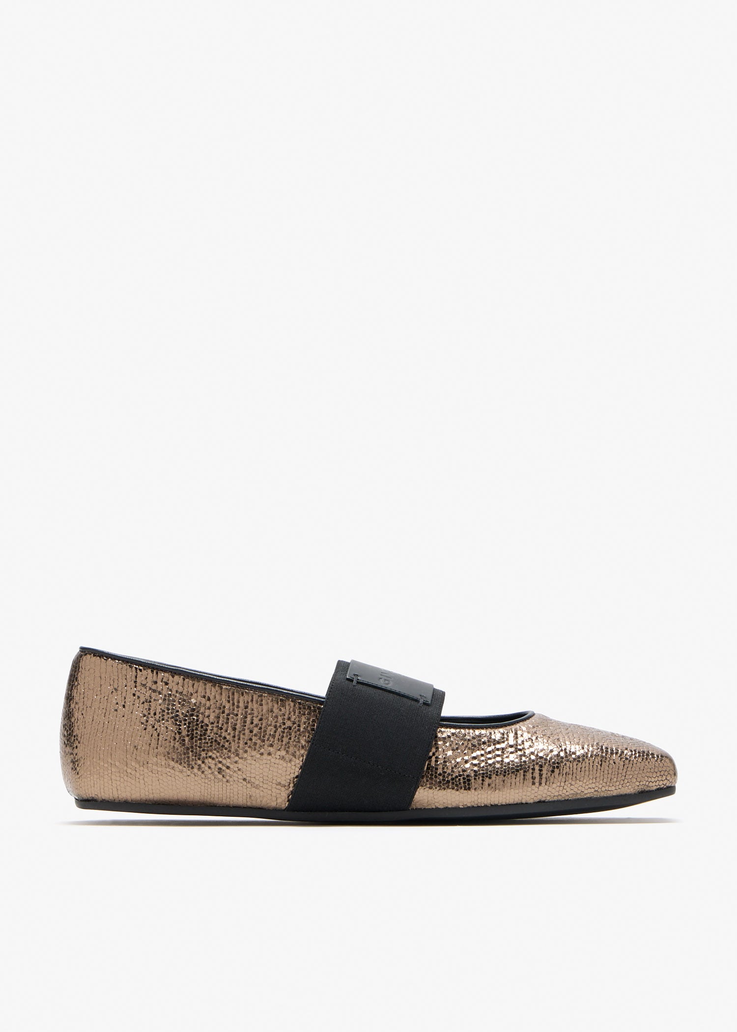 

Sliced Square ballerinas, Bronze