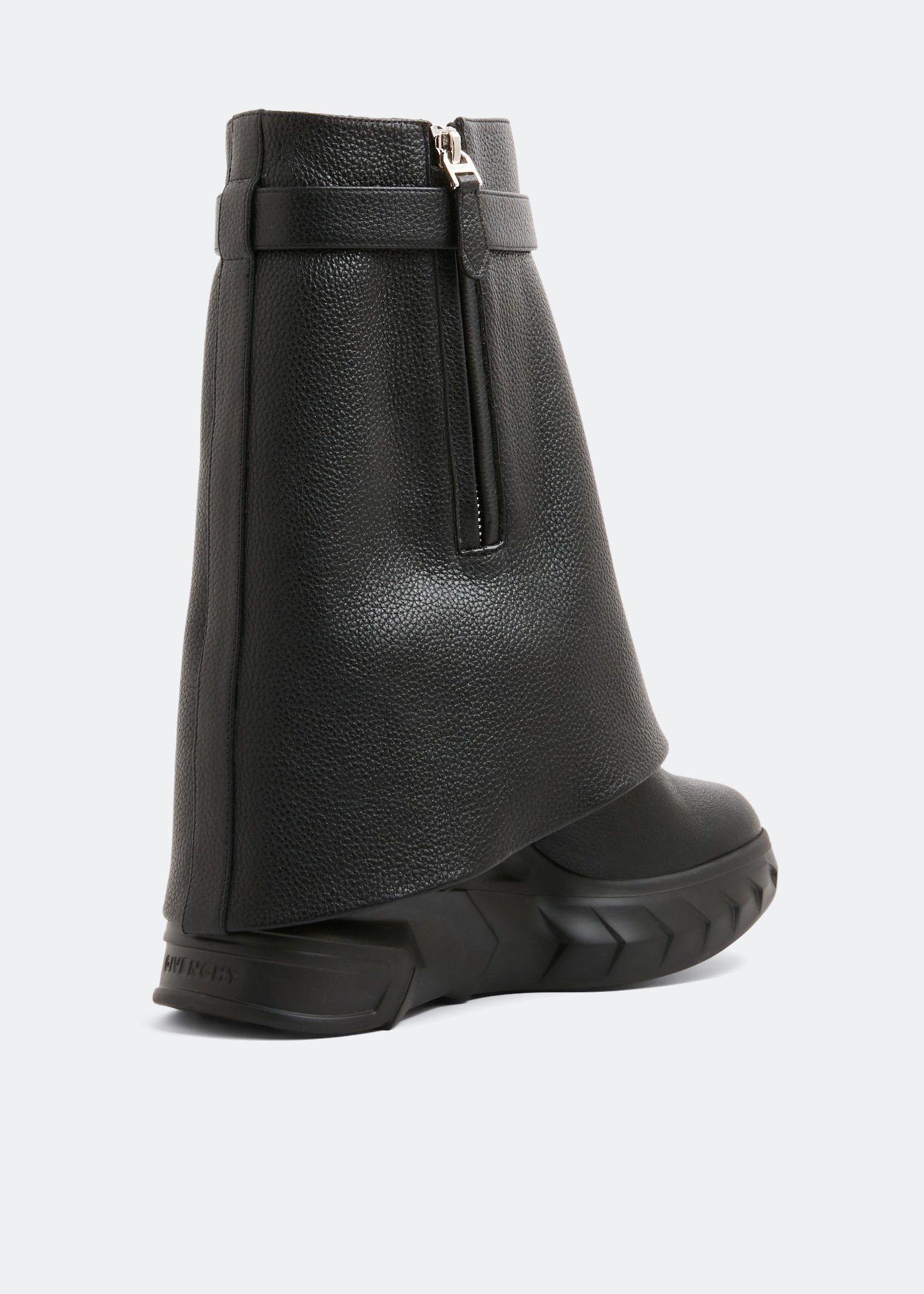 

Shark Lock ankle biker boots, Black