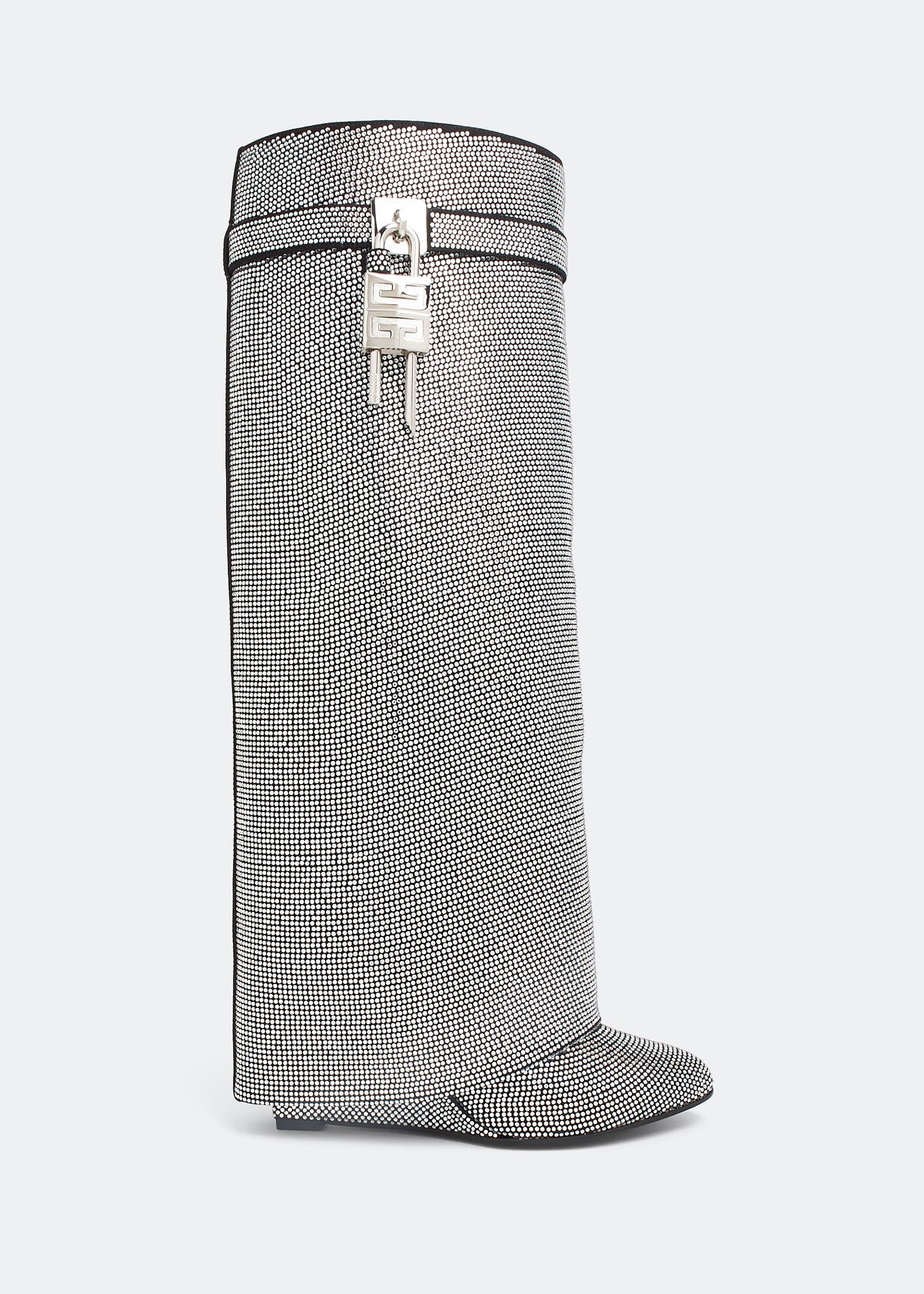 

Shark Lock pant boots, Silver