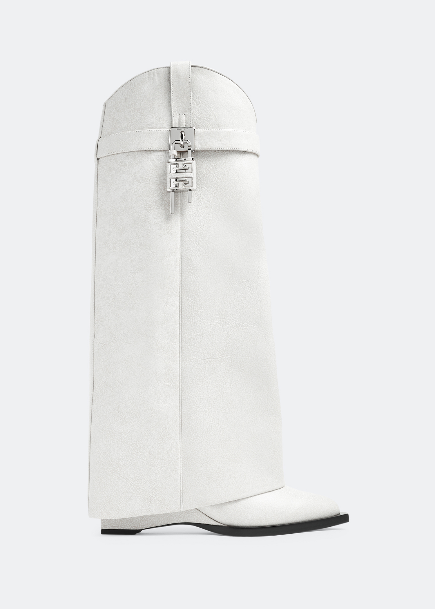 

Shark Lock Cowboy boots, White