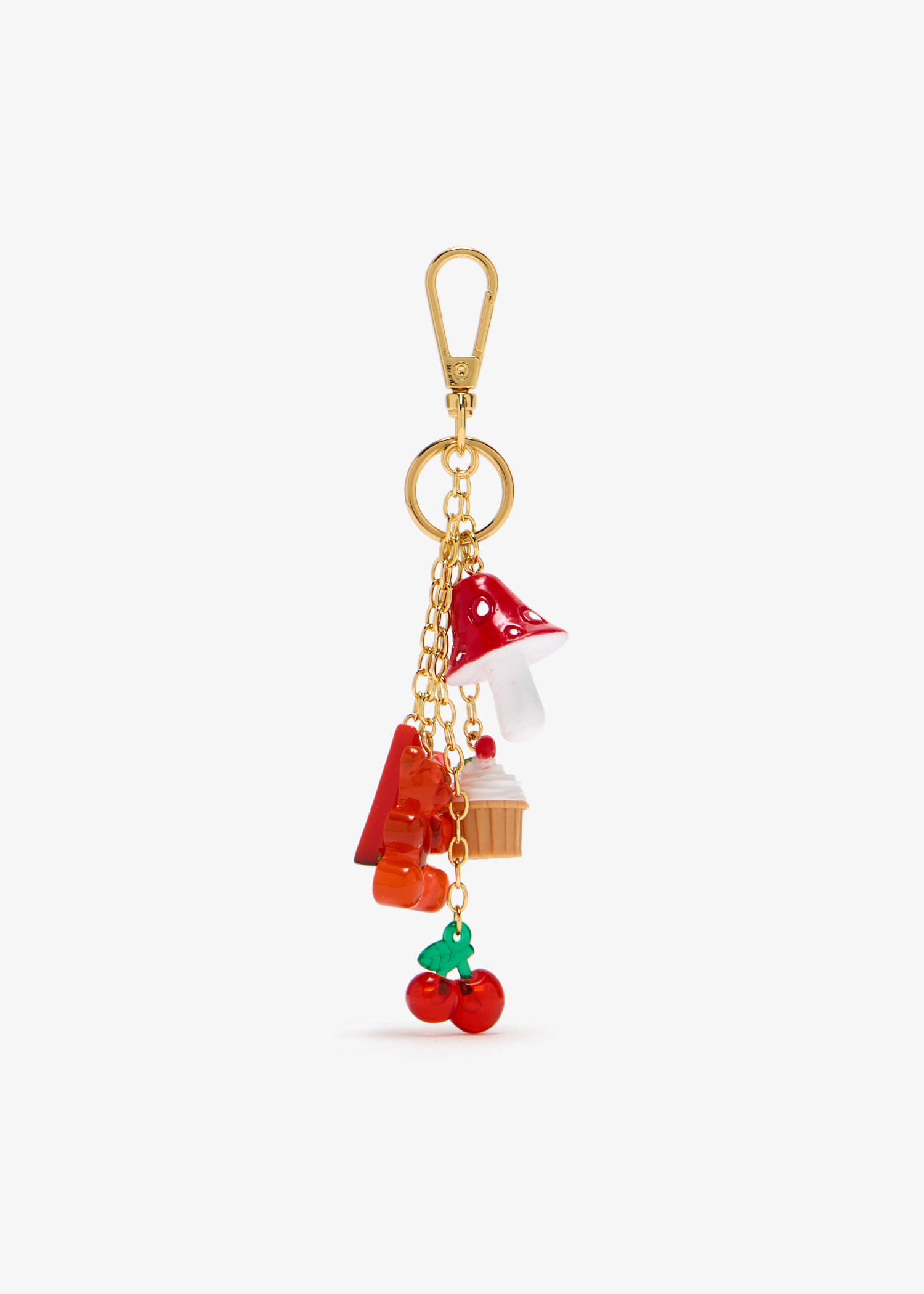 

Bearly Hanging On bag charm, Gold