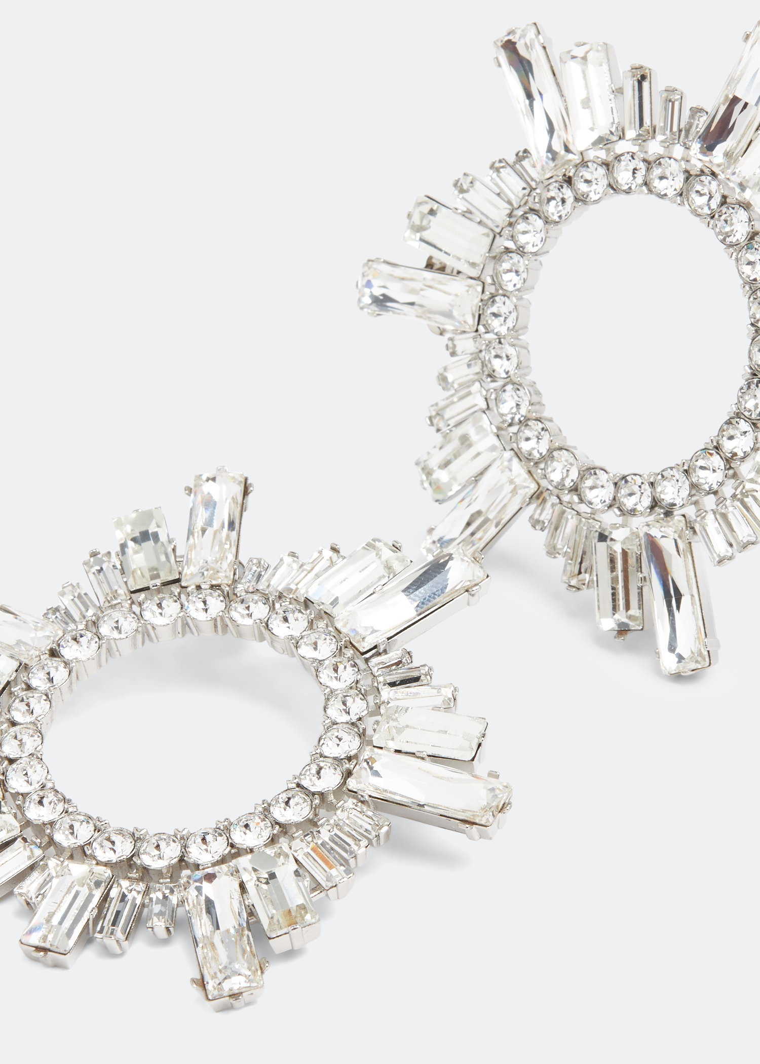 

Begum crystal earrings, Silver