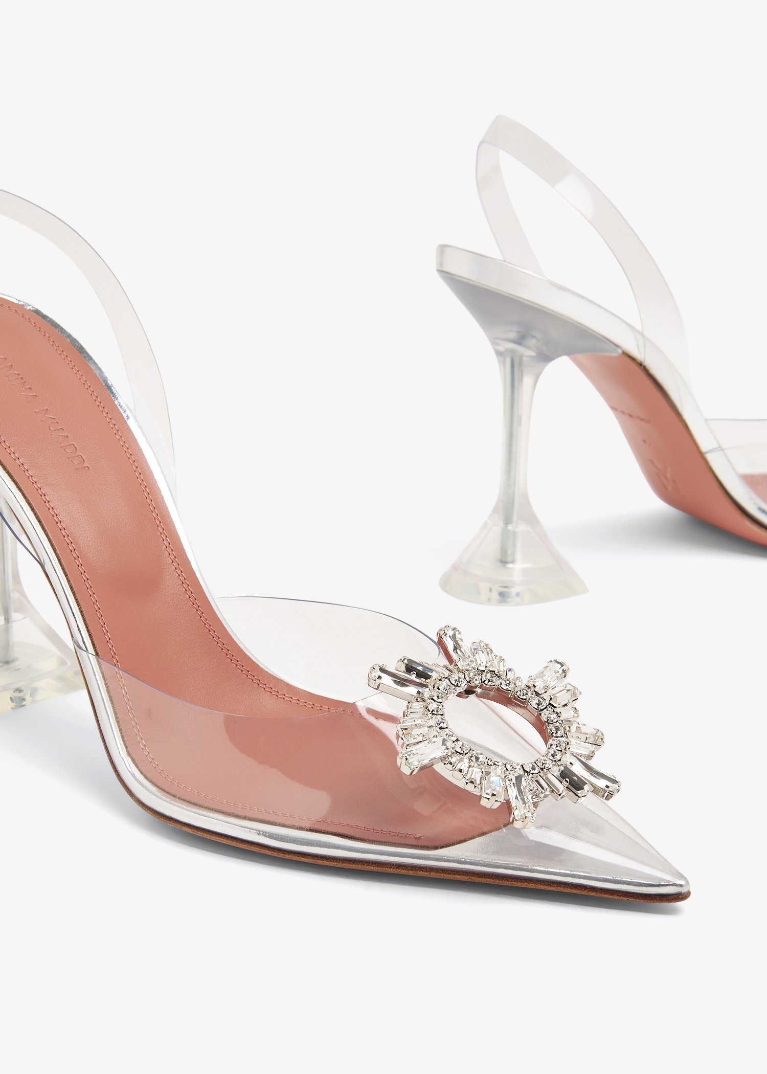 Amina muaddi slingback shop