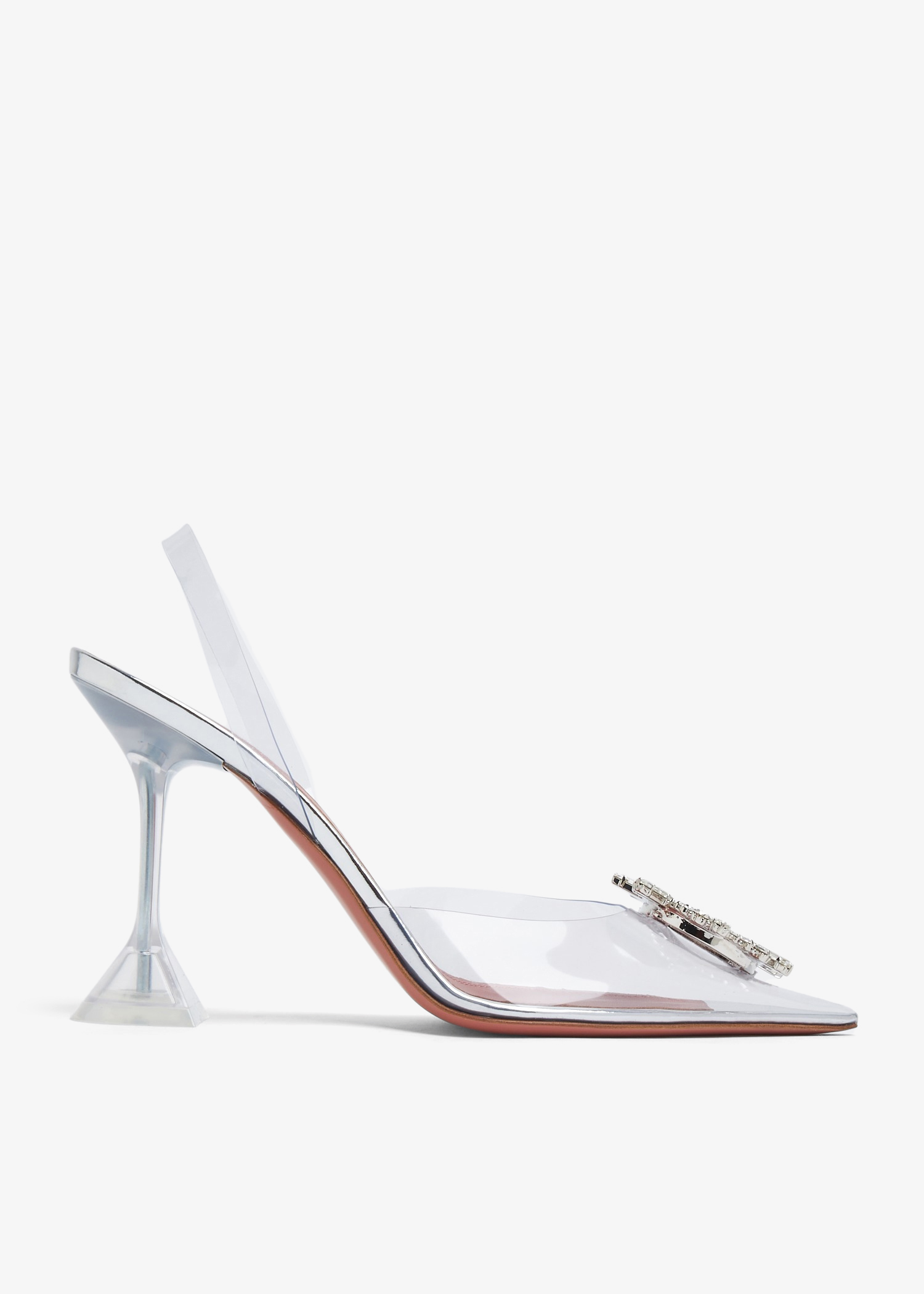 

Begum Glass sling pumps, Neutral