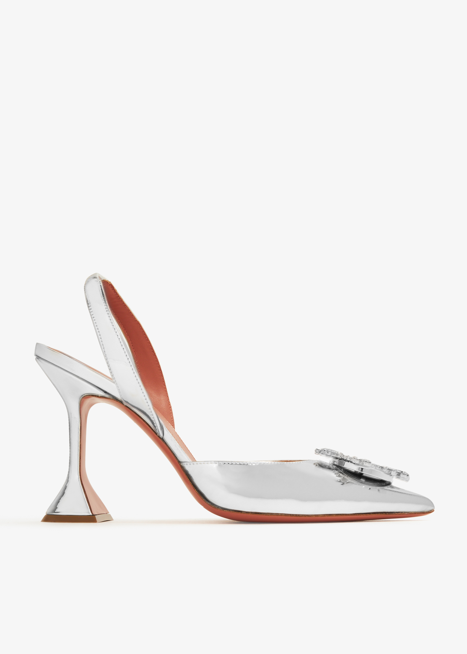 

Begum sling pumps, Silver