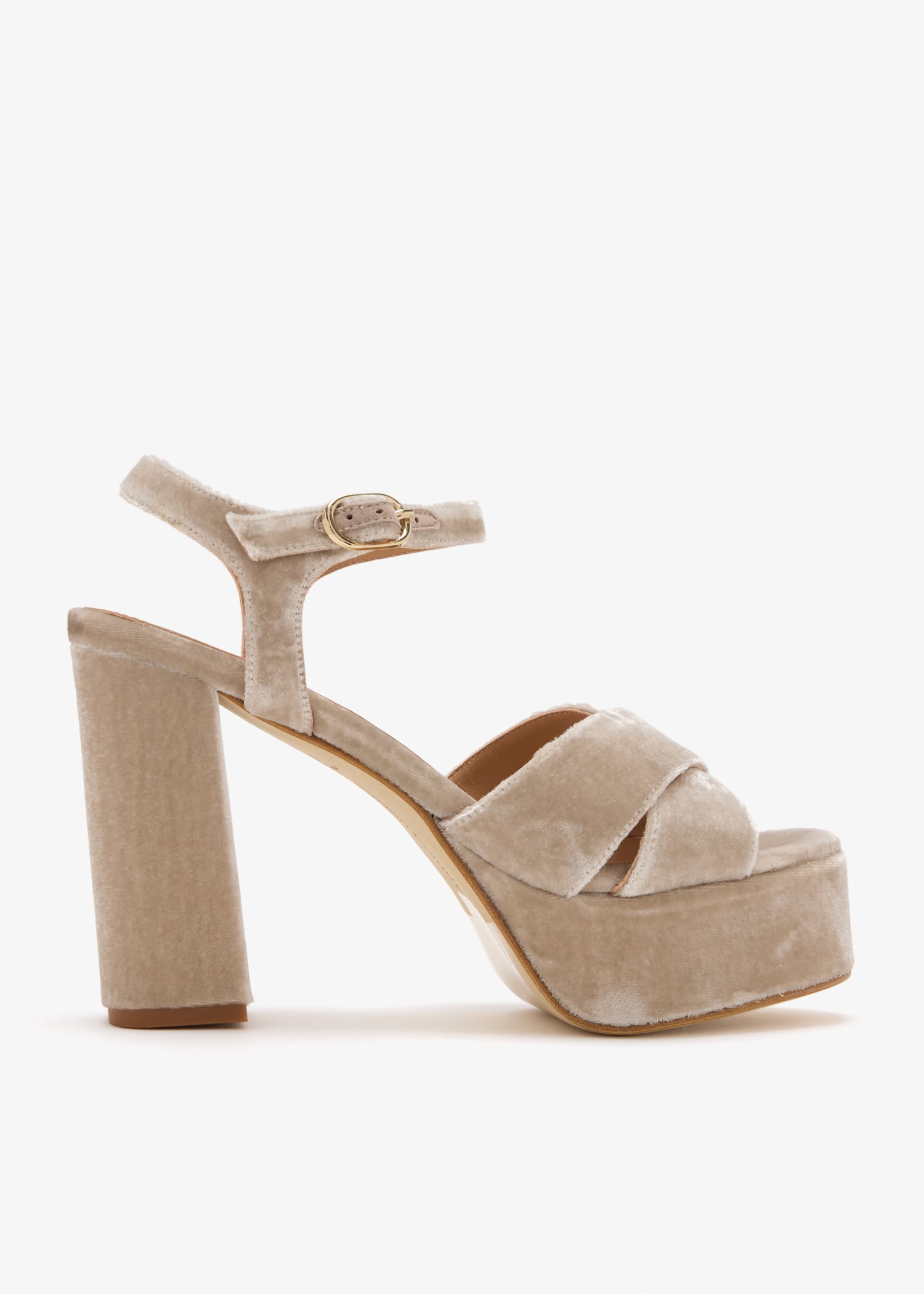

Bella platform sandals, Beige