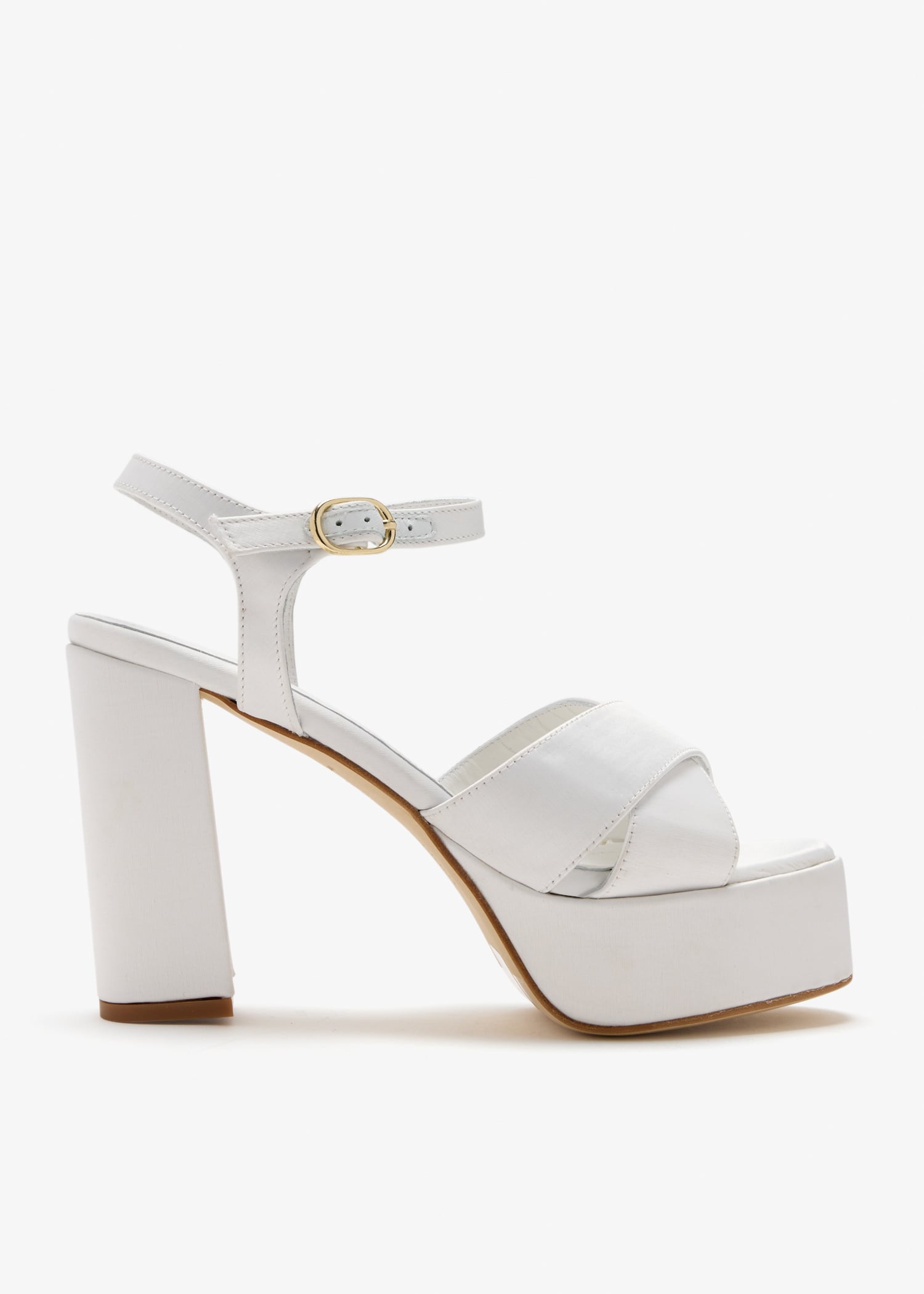 

Bella platform sandals, White