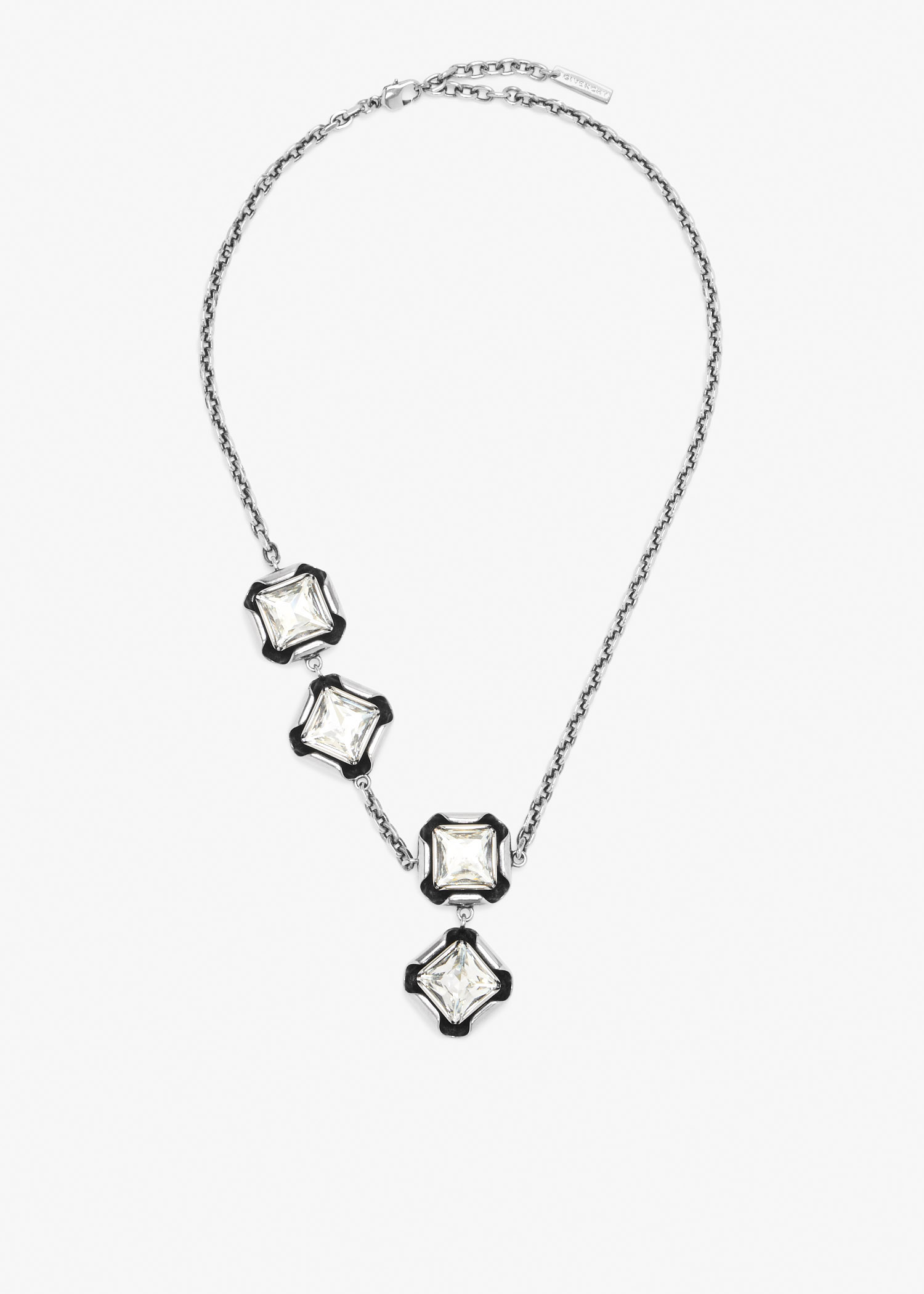 

Deconstructed Crystals necklace, Silver