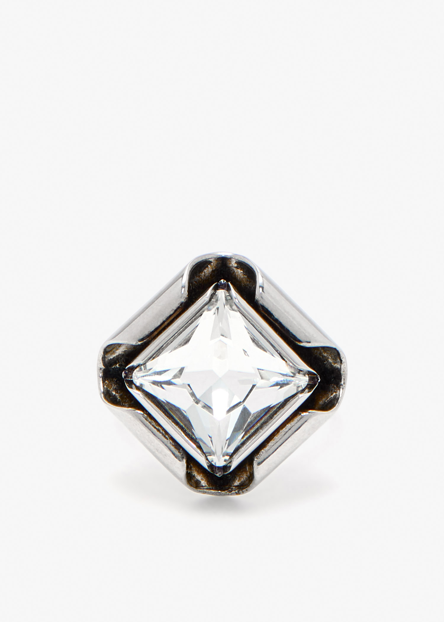 

Deconstructed Crystal ring, Silver