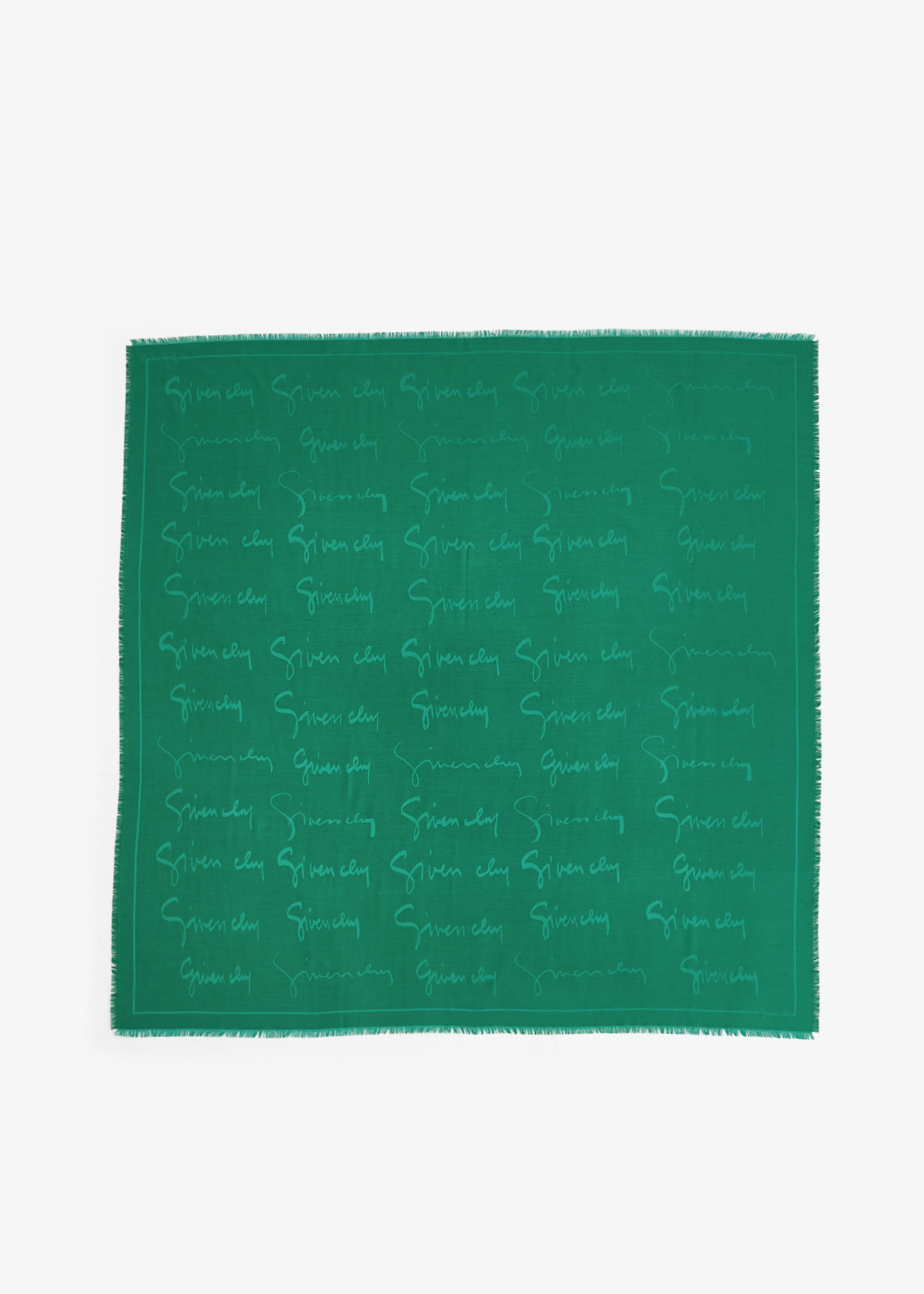 

Signature shawl, Green