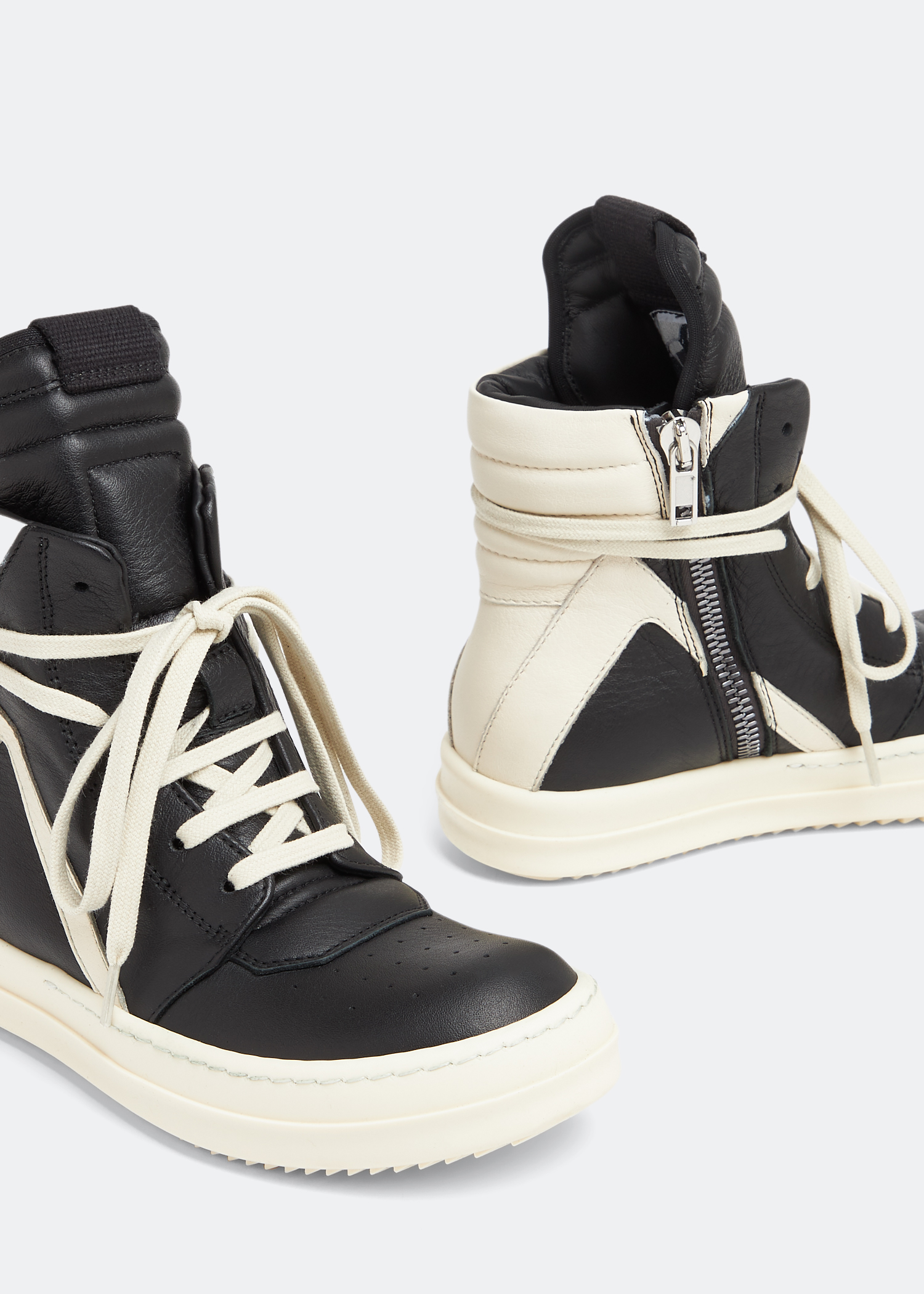 

Geo high-top sneakers, Black