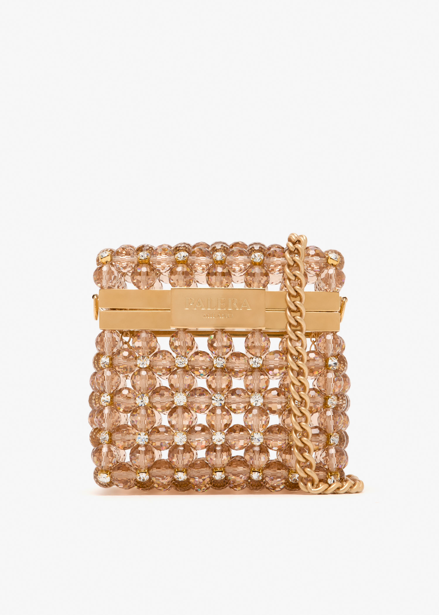 

Micro clutch bag, Gold