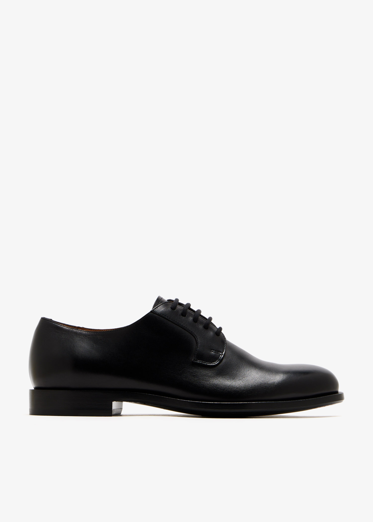 

Label Derby shoes, Black