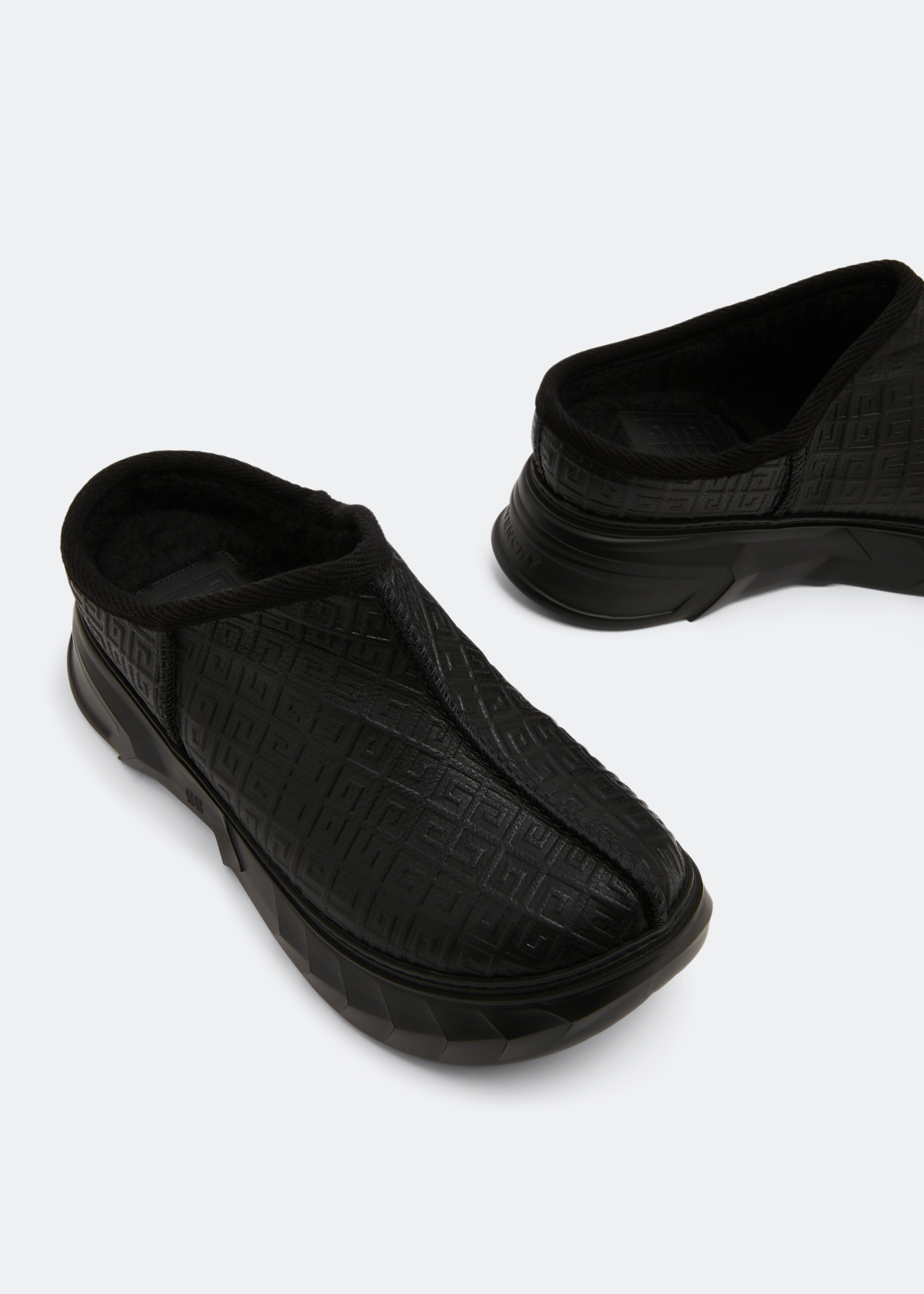 

Winter Mallow mules, Black
