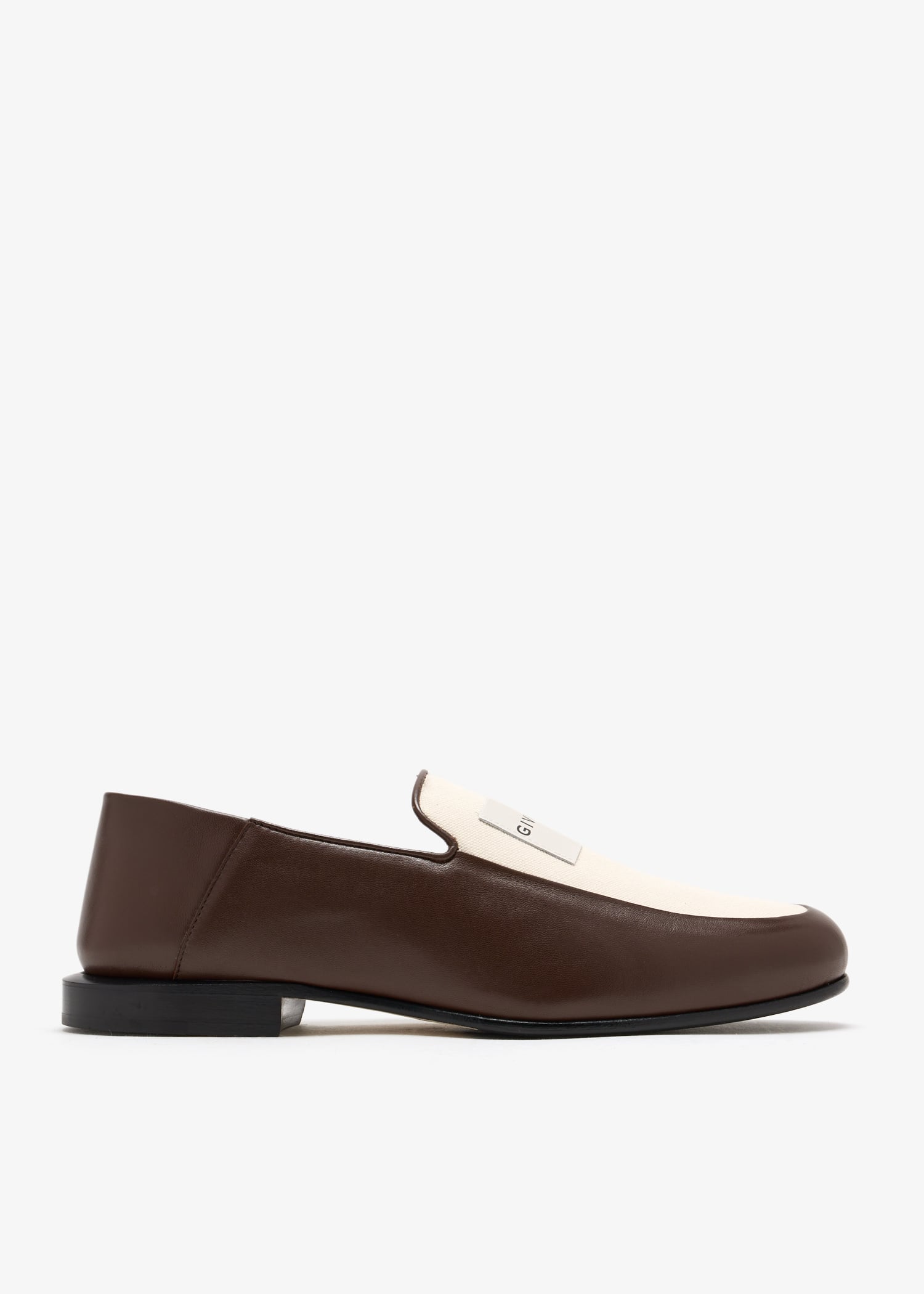 

Label loafers, Brown