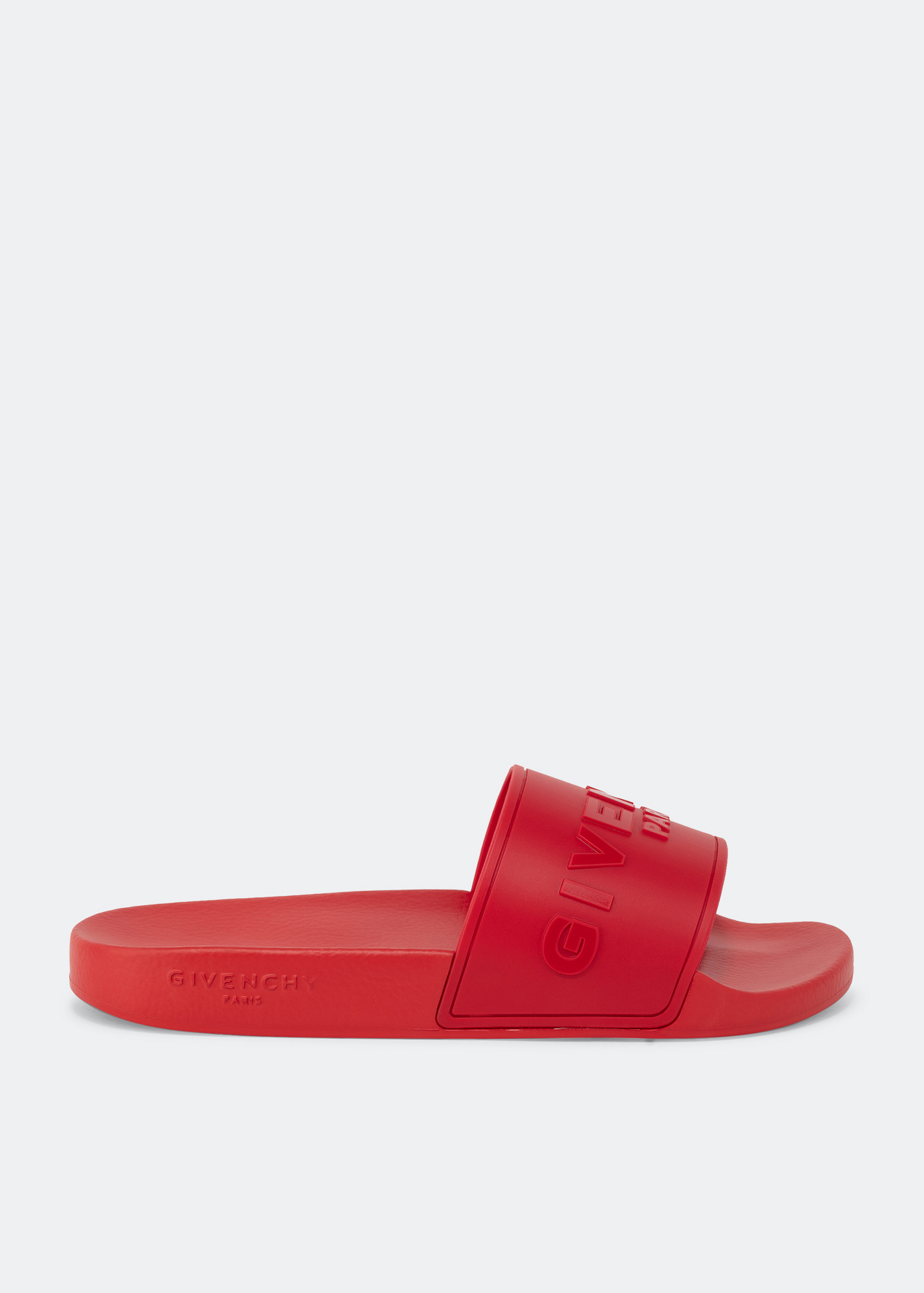 Givenchy Rubber slides for Men Red in KSA Level Shoes
