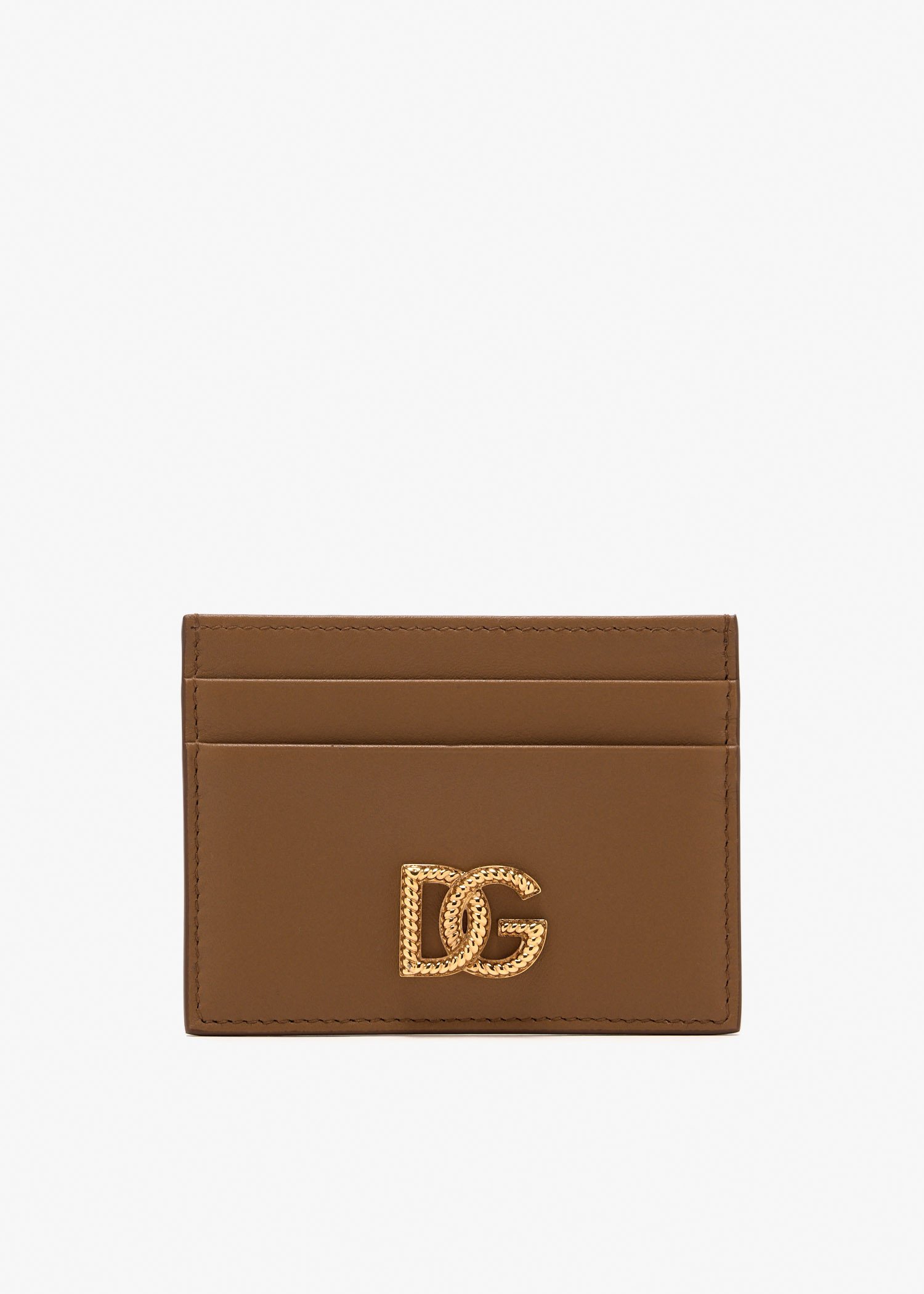 

DG logo card holder, Brown