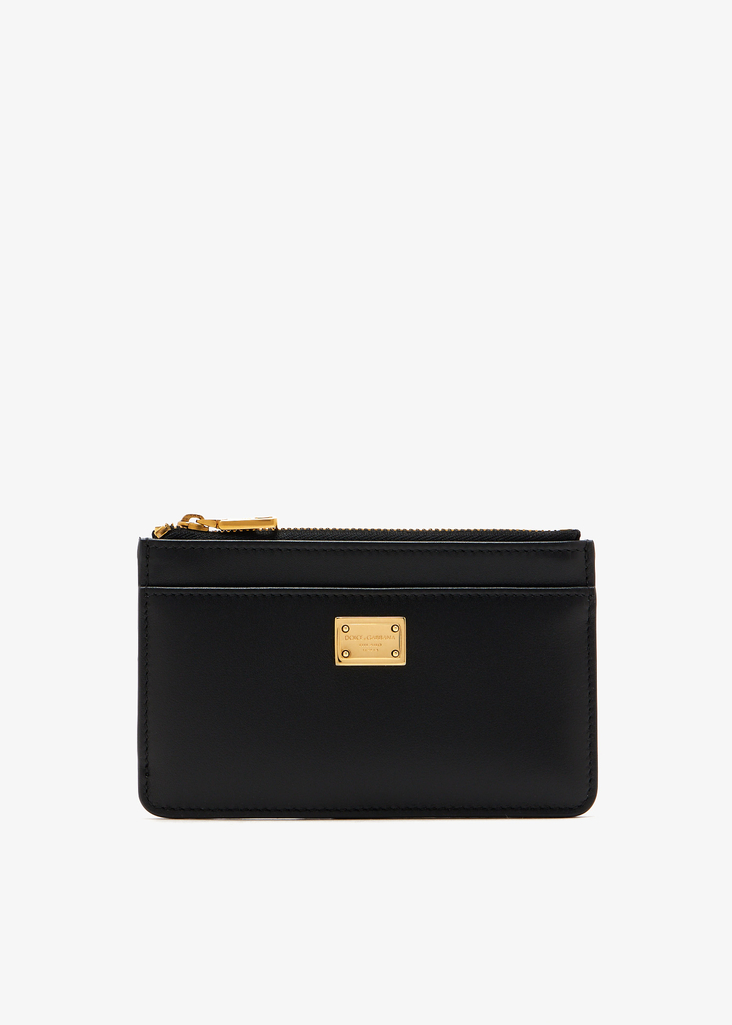 

Plongé calfskin long cardholder, Black